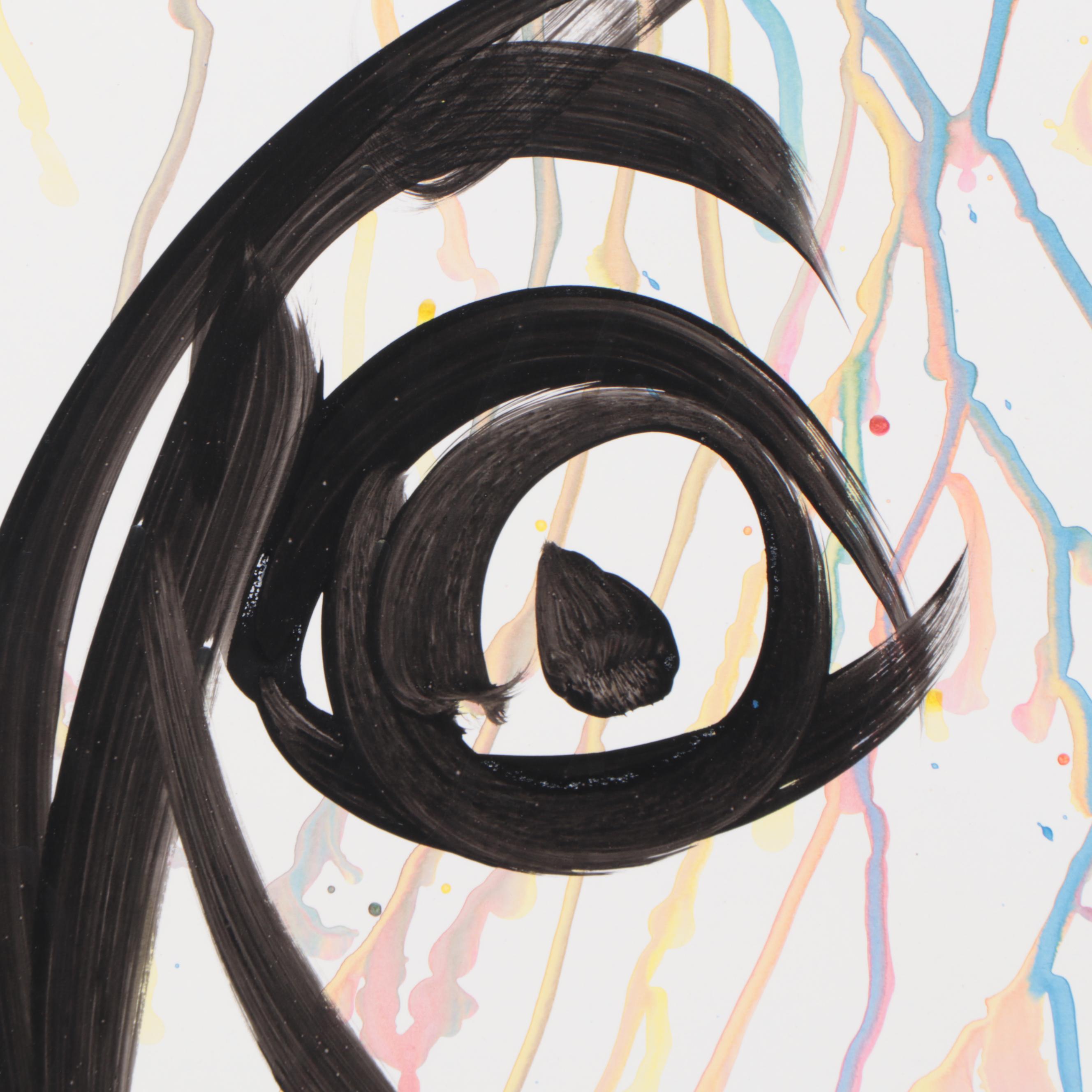 Peter Keil Abstract Acrylic Portrait