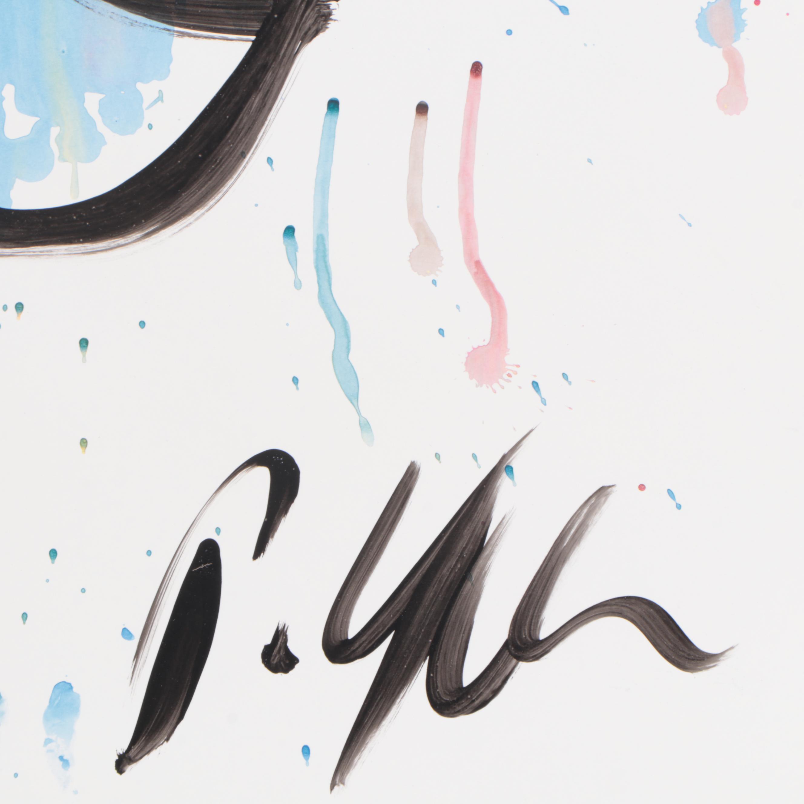 Peter Keil Abstract Acrylic Portrait