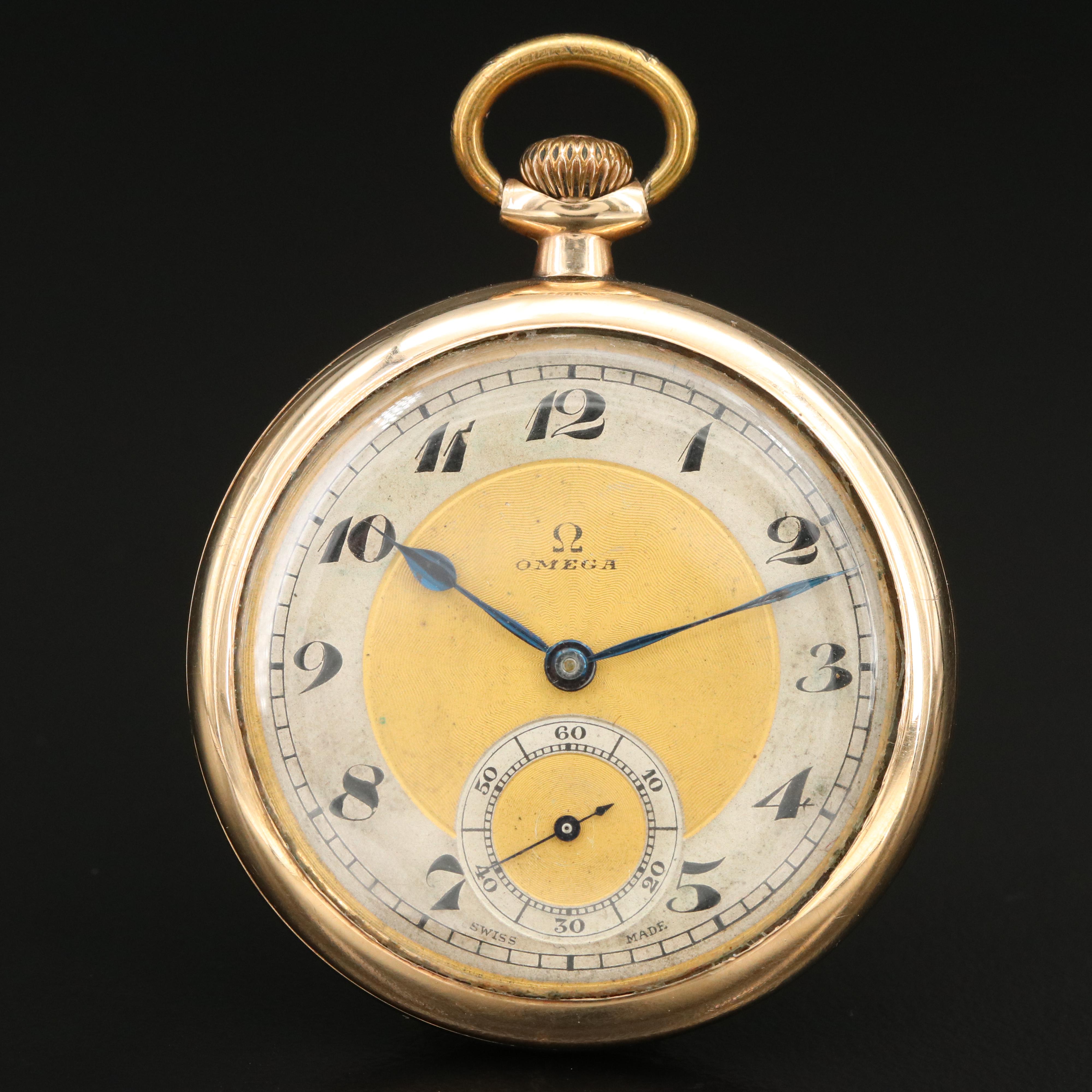 1915 Omega 15 Jewel Pocket Watch