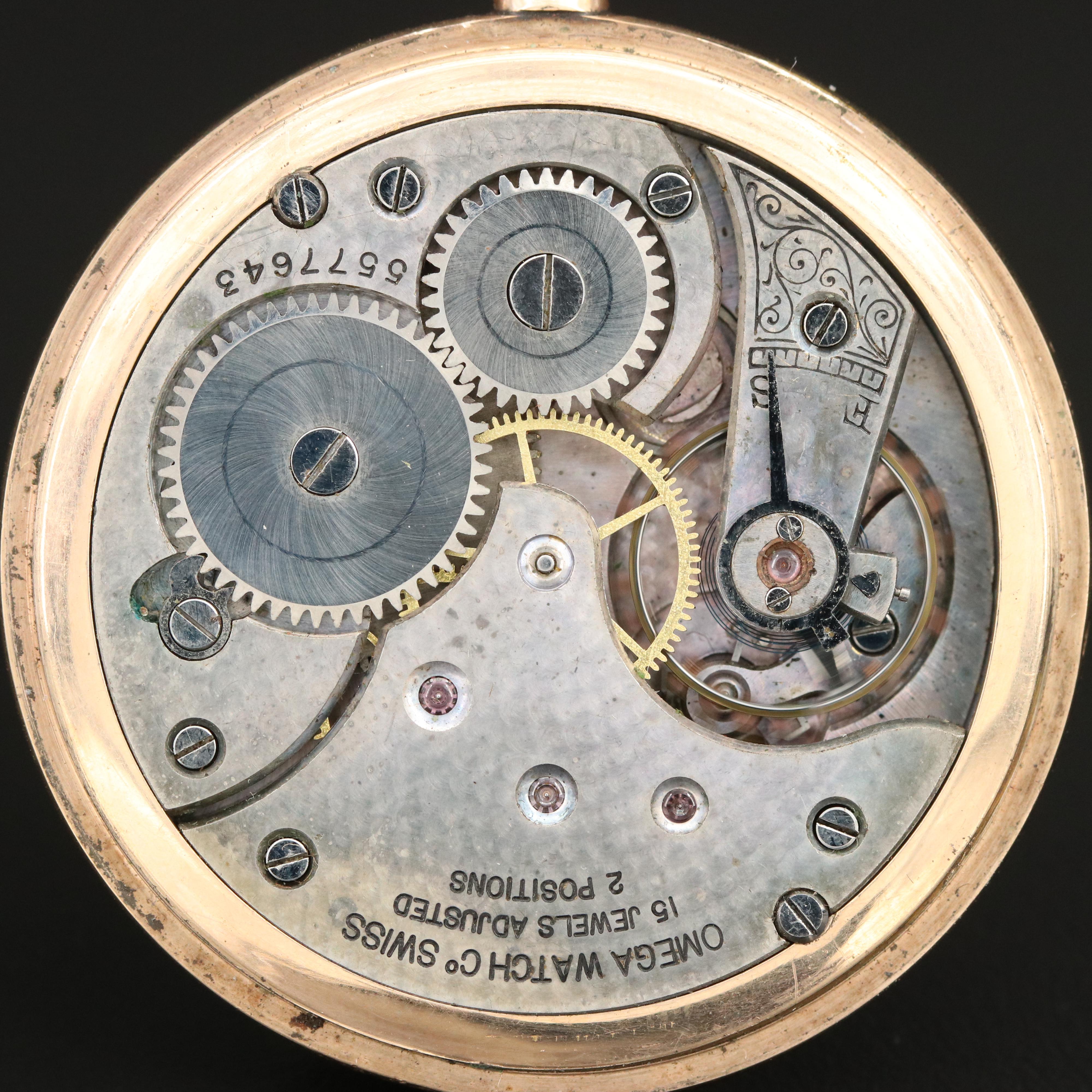 1915 Omega 15 Jewel Pocket Watch