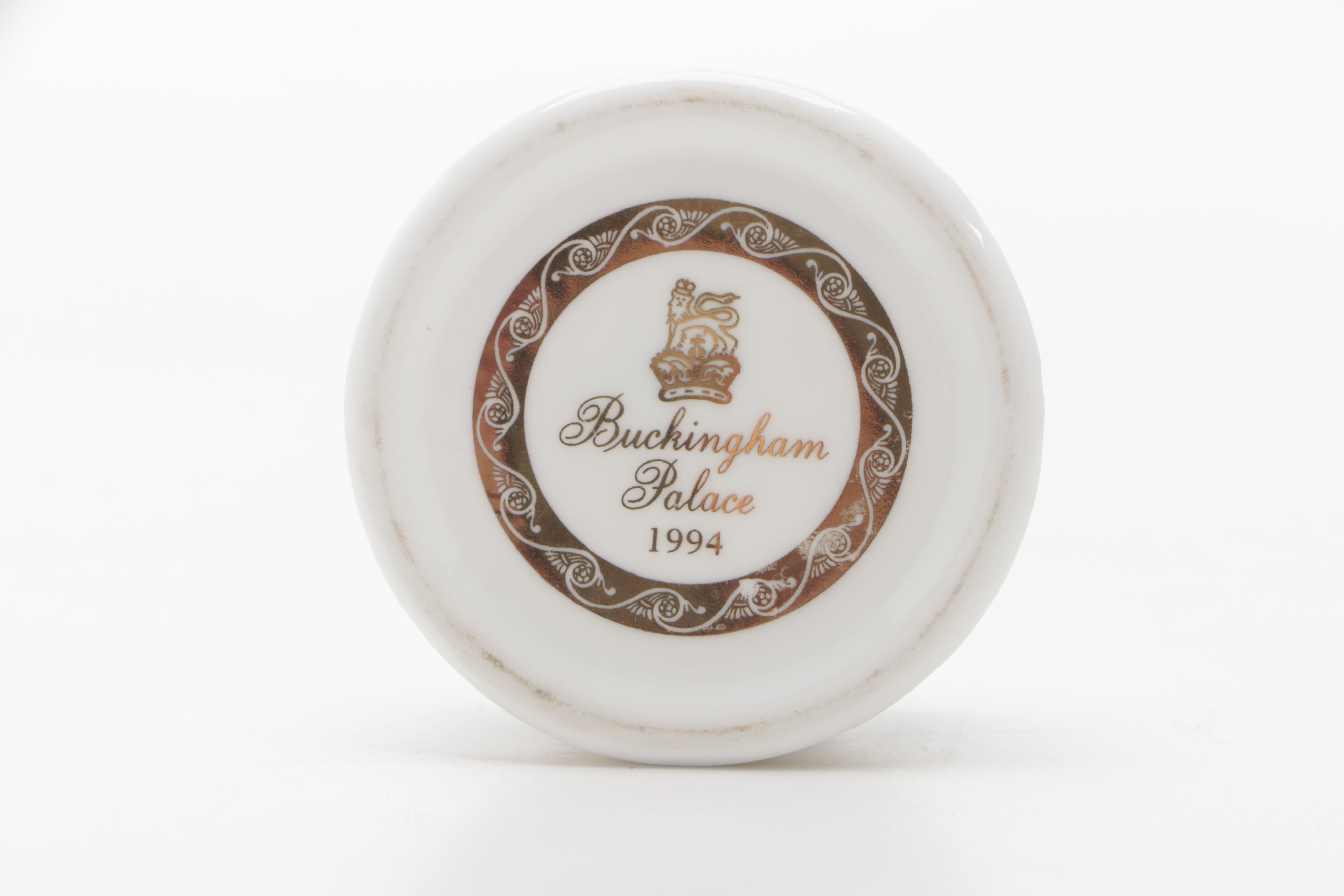 Royal Collection Buckingham Palace 1994 Porcelain Annual Mug and Trinket Box