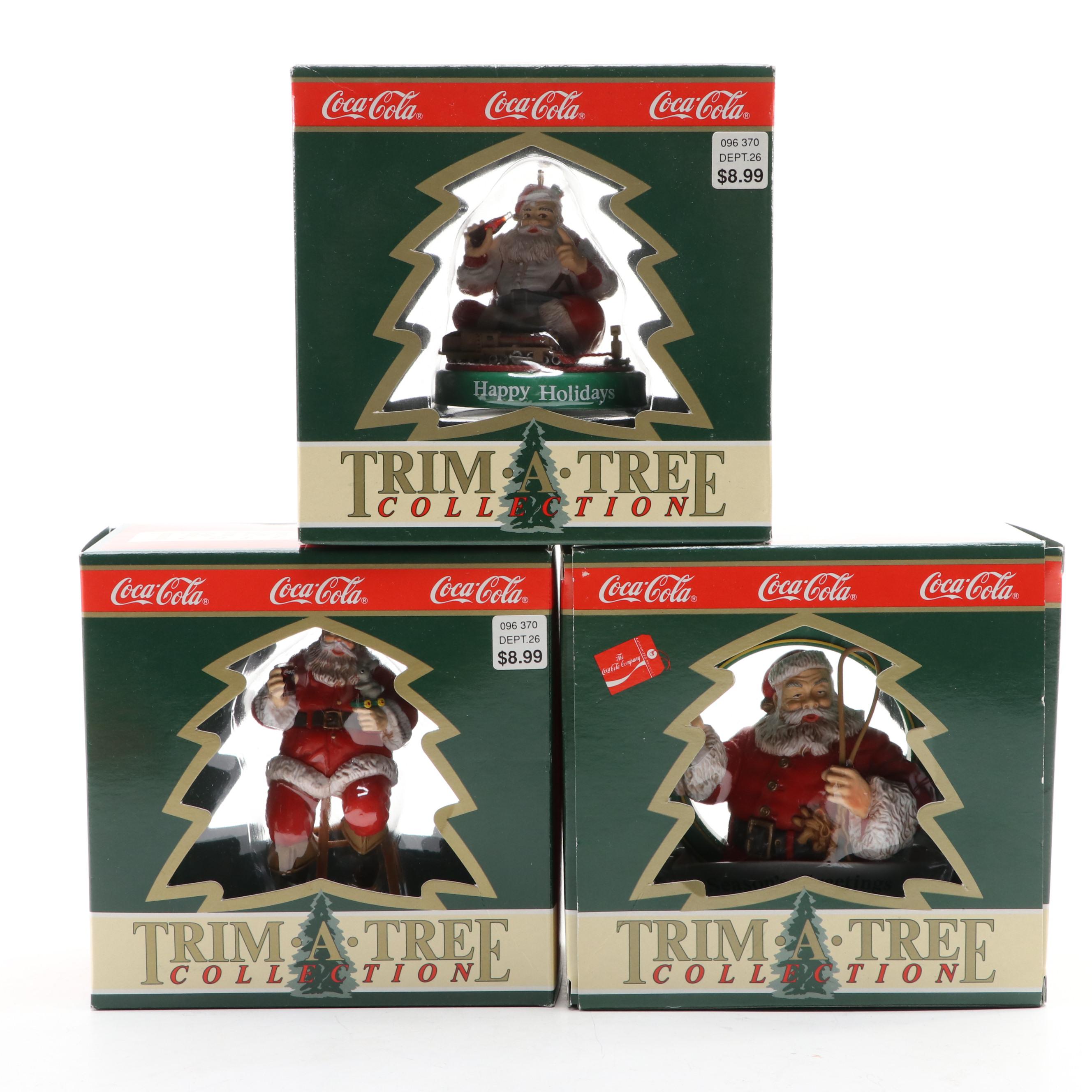 CocaCola Trim A Tree Collection Christmas Ornaments EBTH