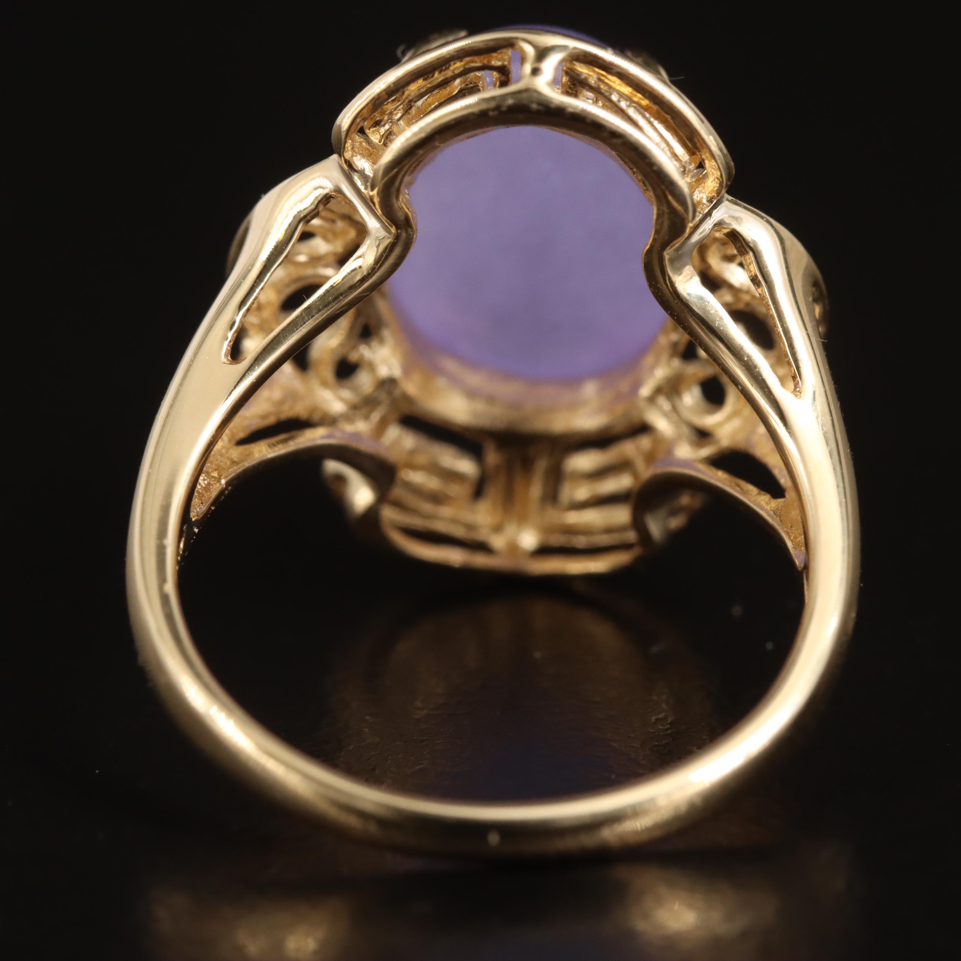 14K Jadeite Ring