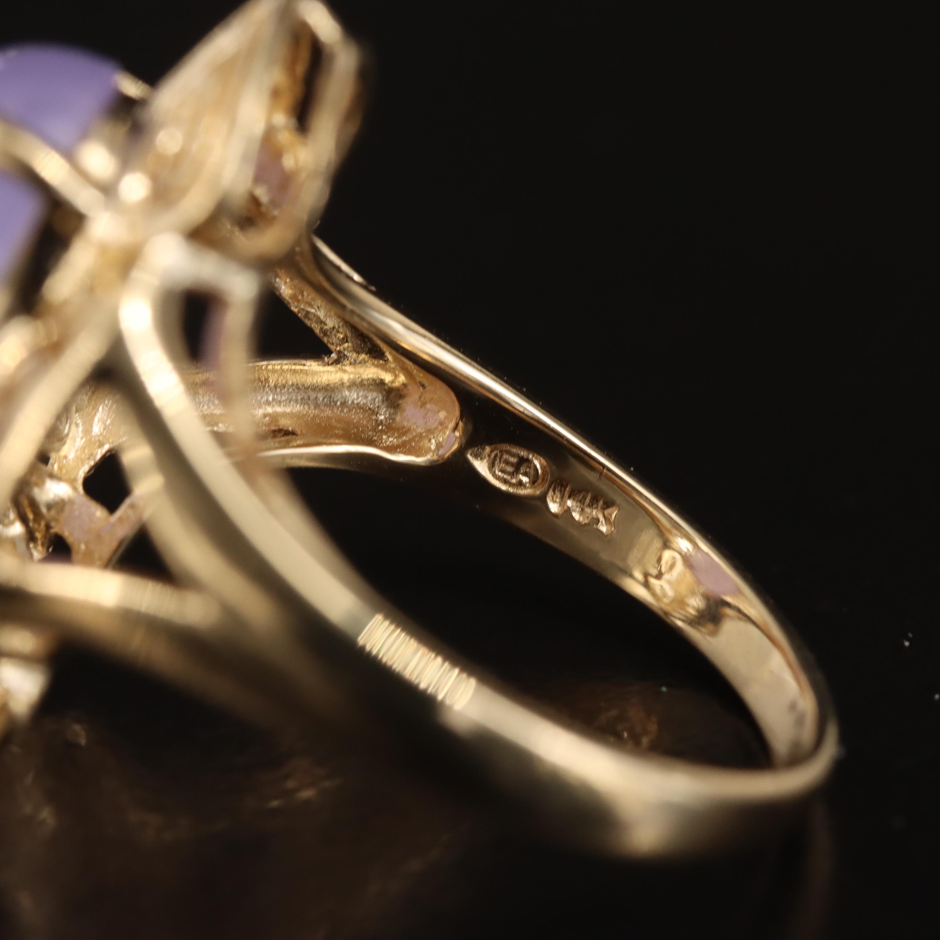 14K Jadeite Ring