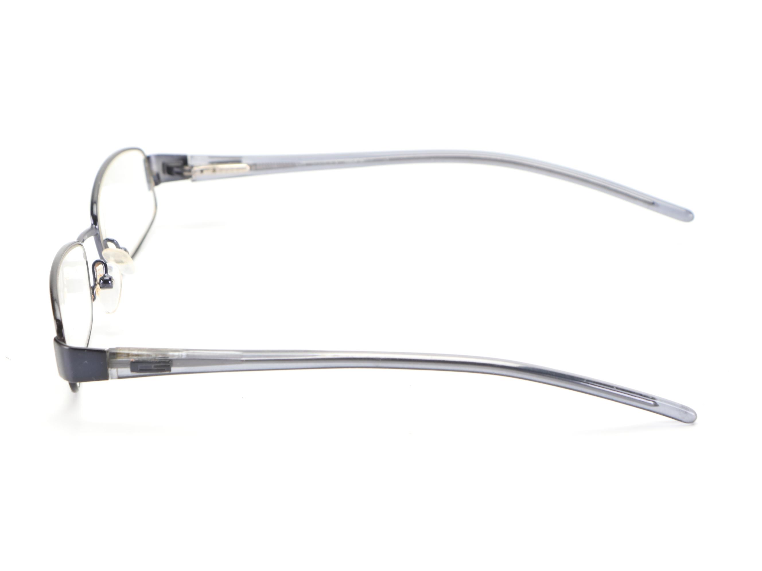 Gucci Browline/Semi-Rimless Eyeglasses