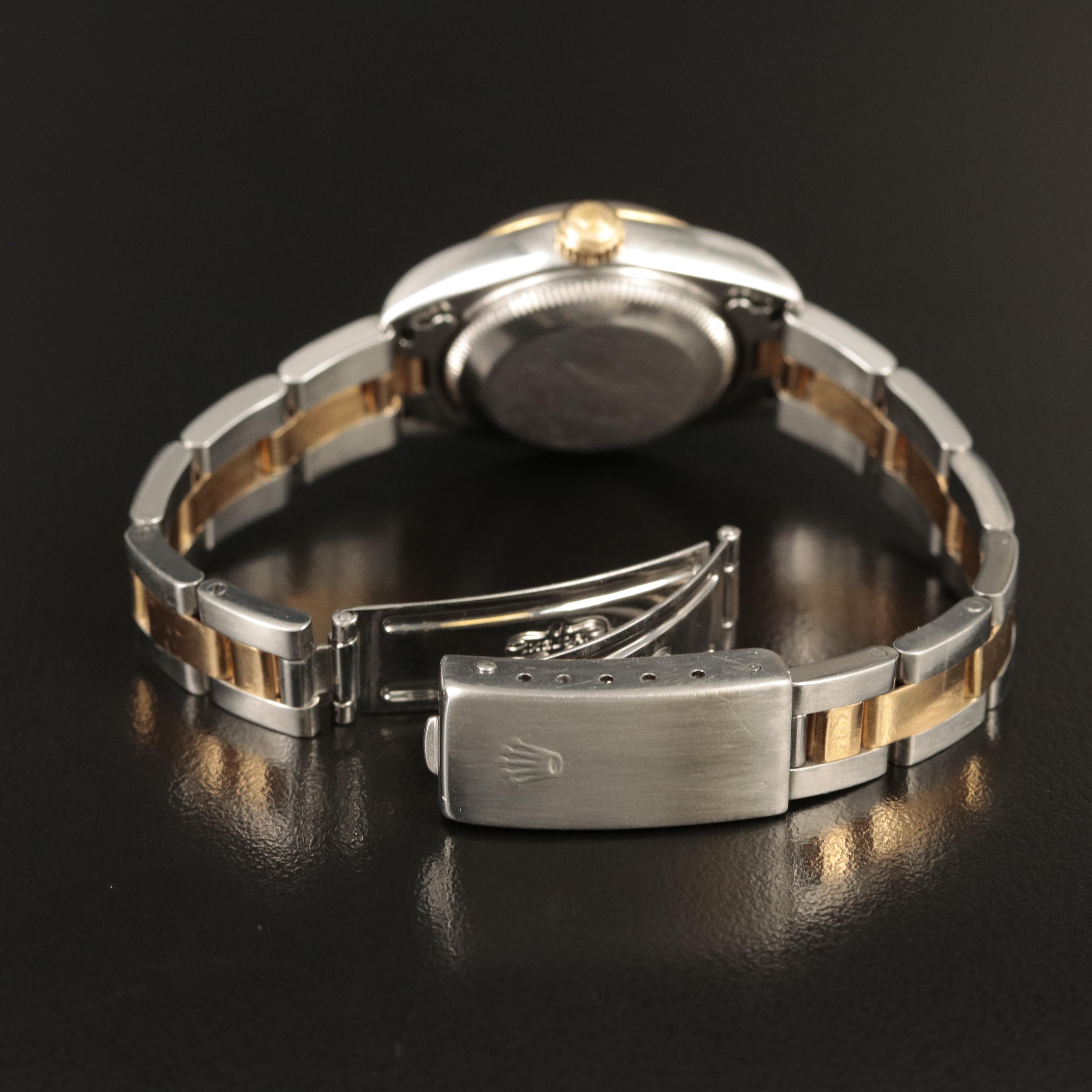 1998 - 2000 Rolex Datejust Ivory Pyramid Roman Dial Watch