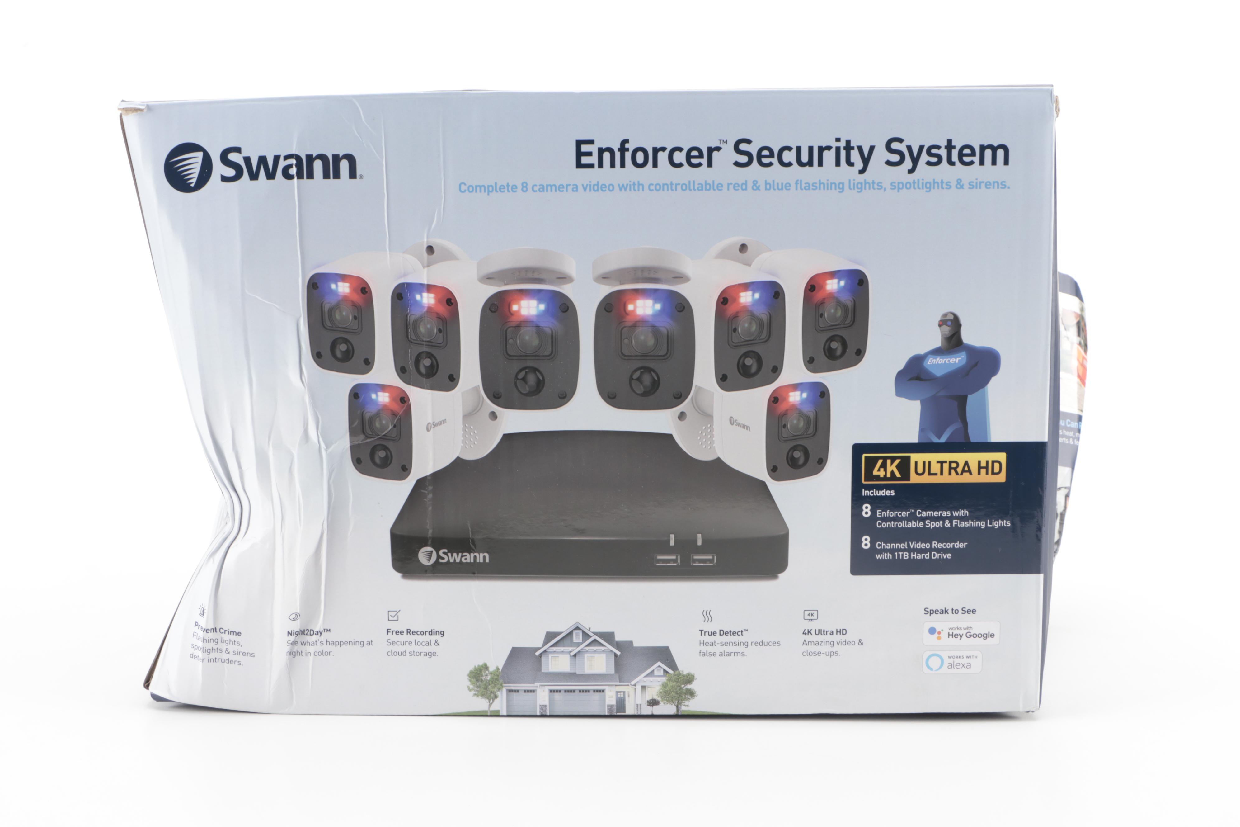 Swann 8 Channel 4K Ultra HD Enforcer Security System