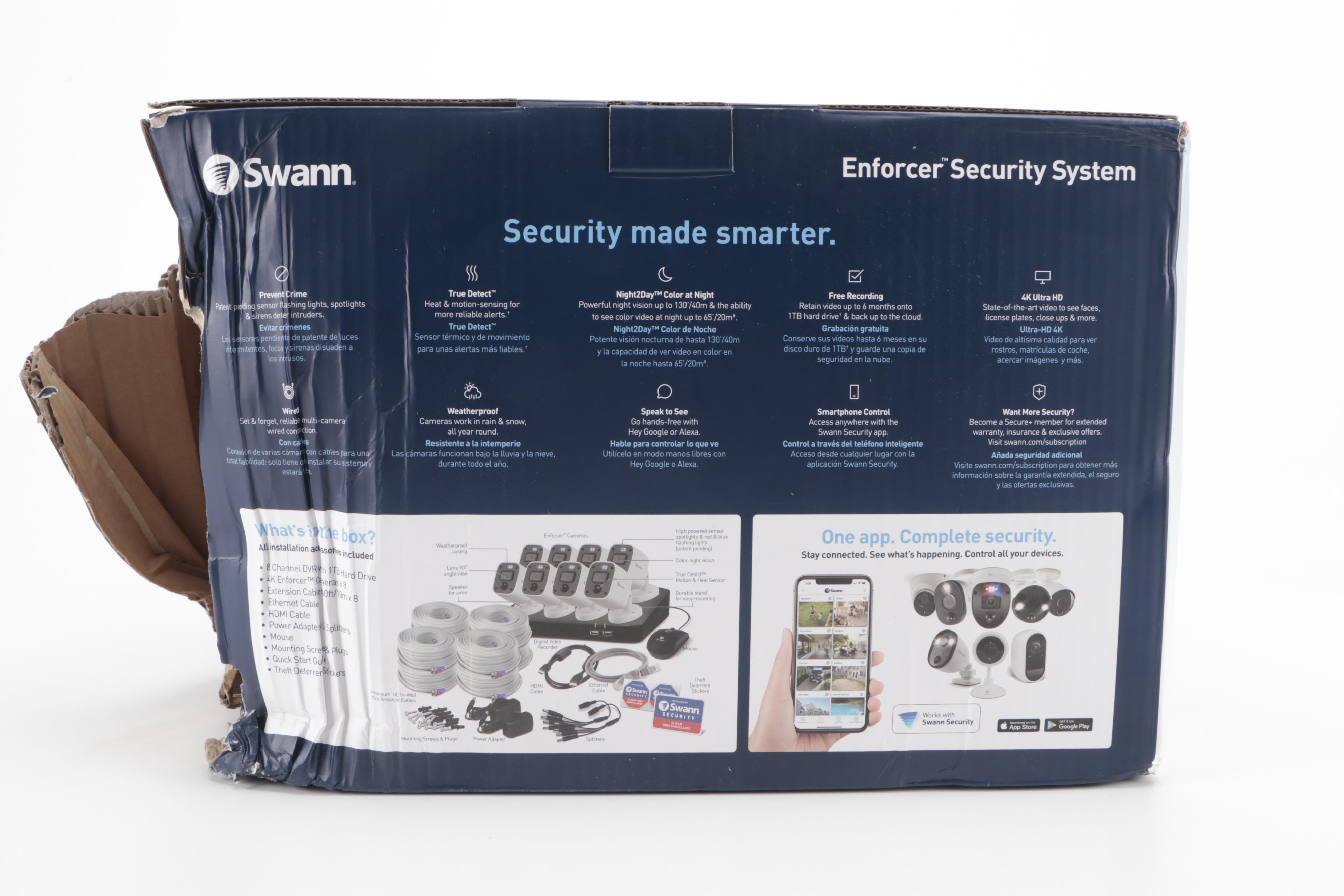 Swann 8 Channel 4K Ultra HD Enforcer Security System
