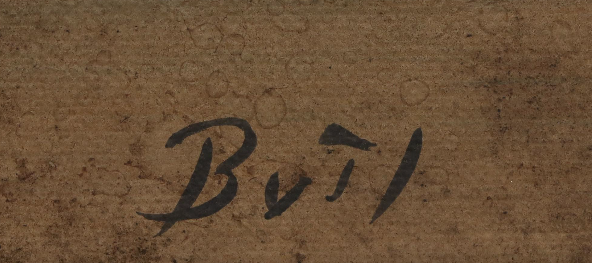 Landscape Oil Painting of Lake, Early 20th Century