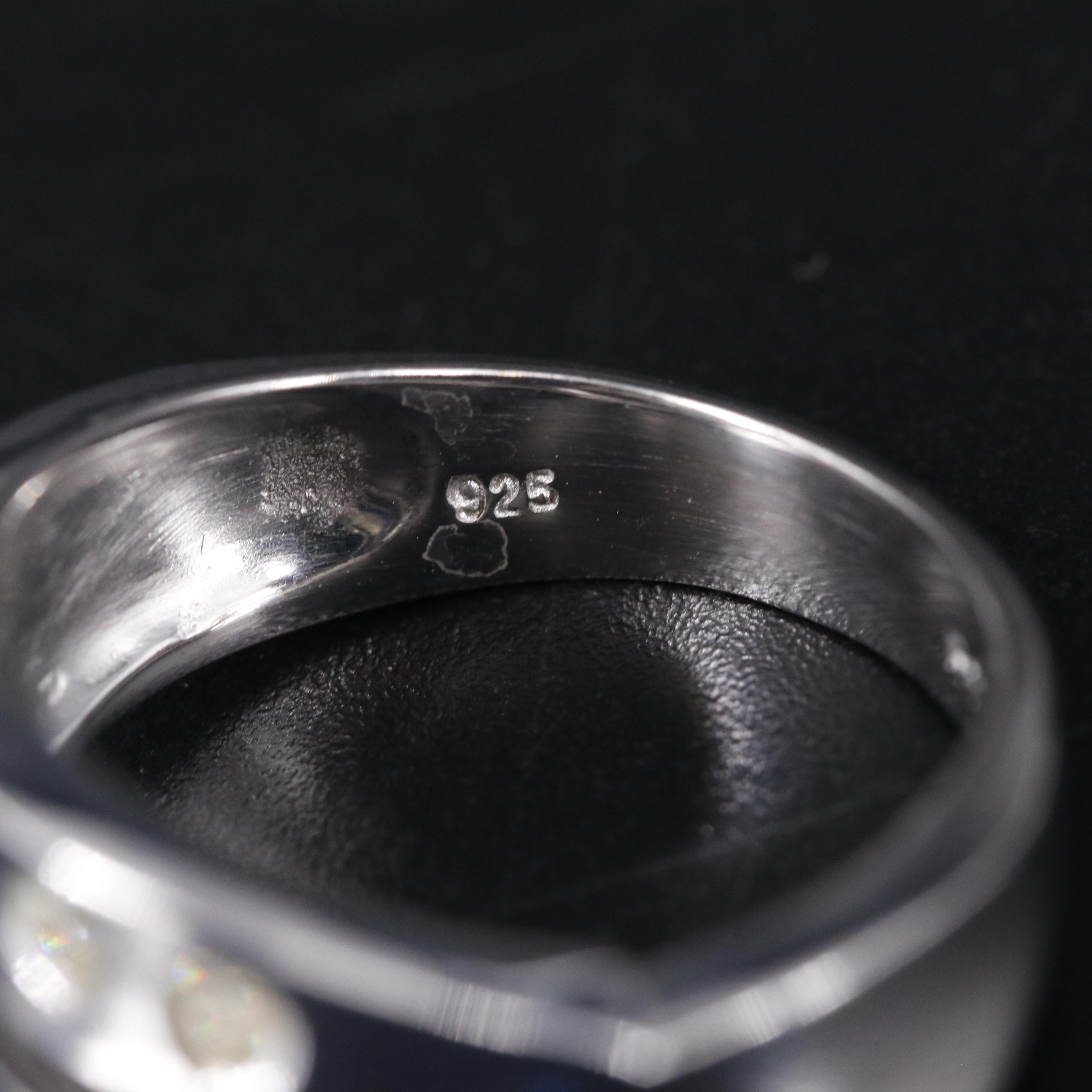 Sterling Silver Gemstone Ring