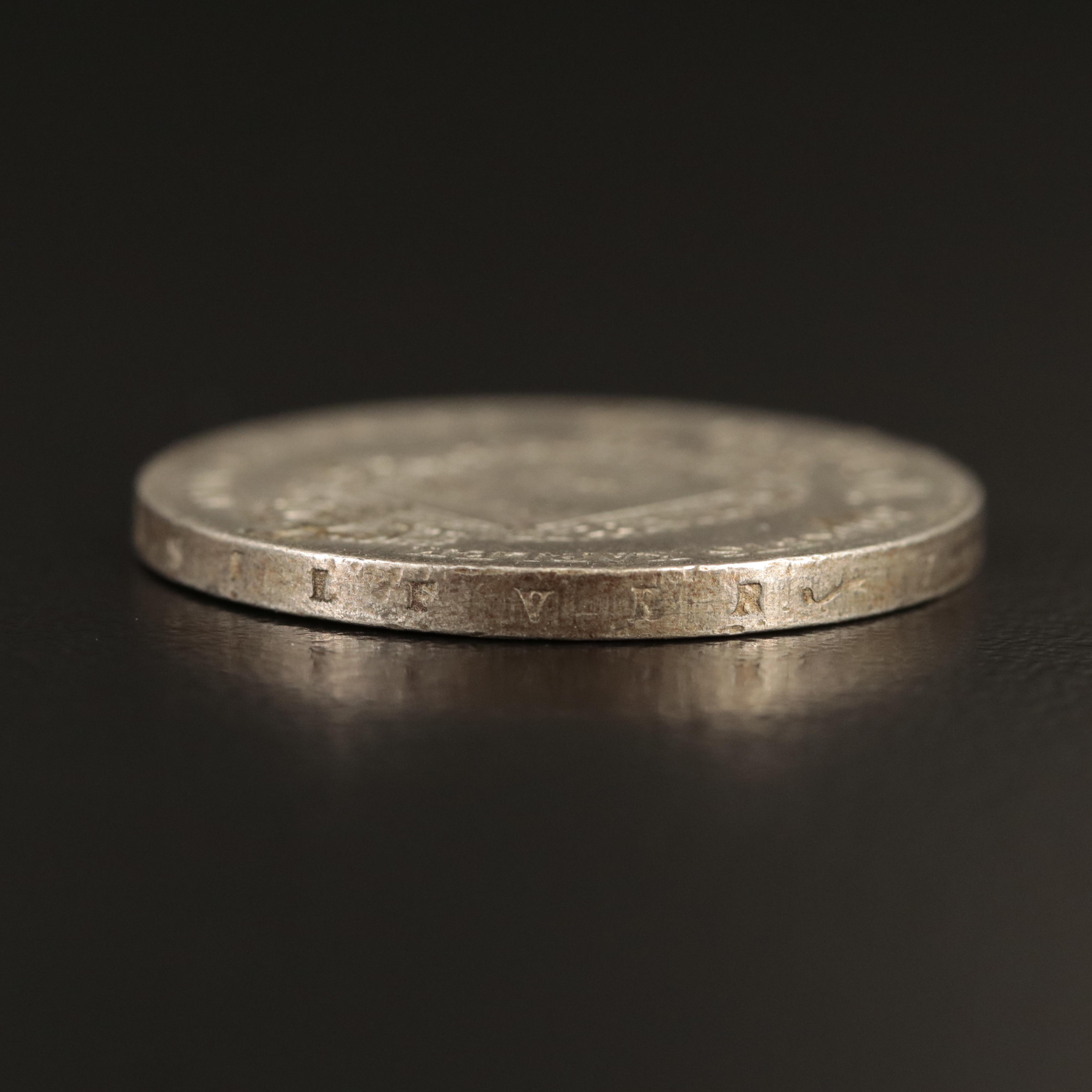 1834 Swedish 1/4 Riksdaler Silver Coin