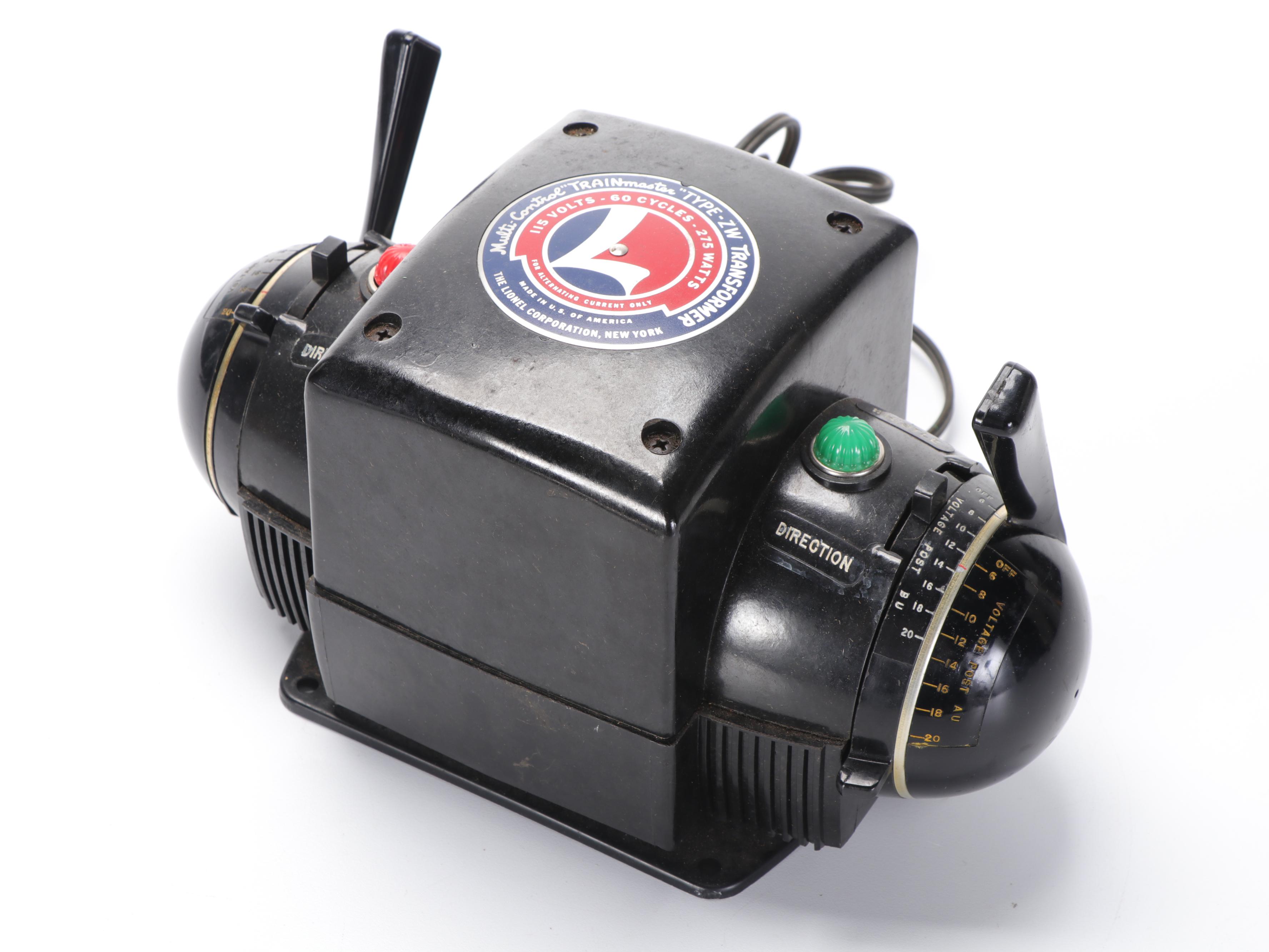 Lionel Trainmaster Type-ZW Transformer, Tracks, More Electric Train Accessories