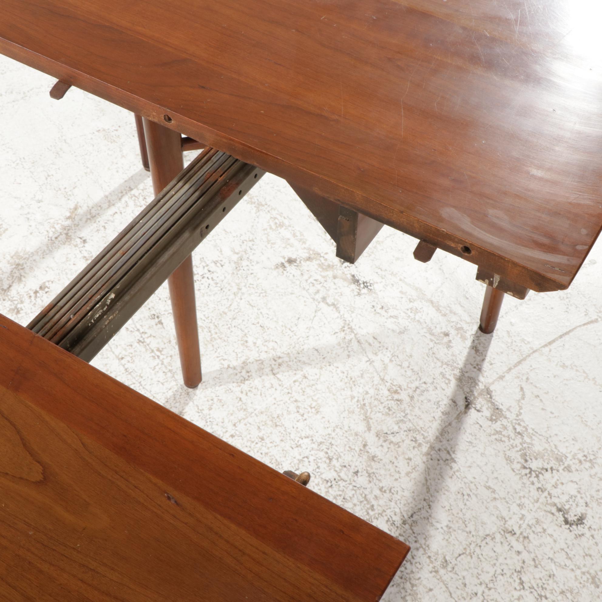 Statton Mid Century Modern Cherry Seven-Piece Dining Set