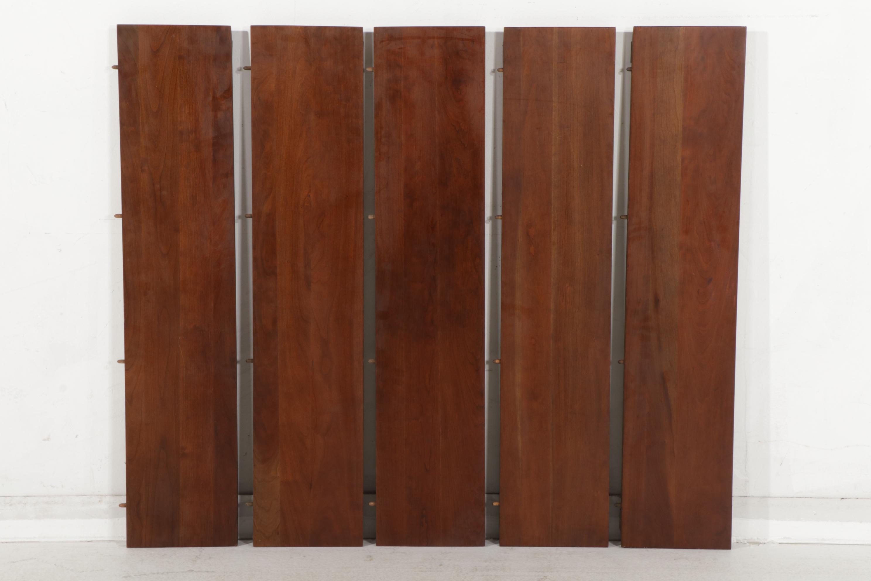 Statton Mid Century Modern Cherry Seven-Piece Dining Set