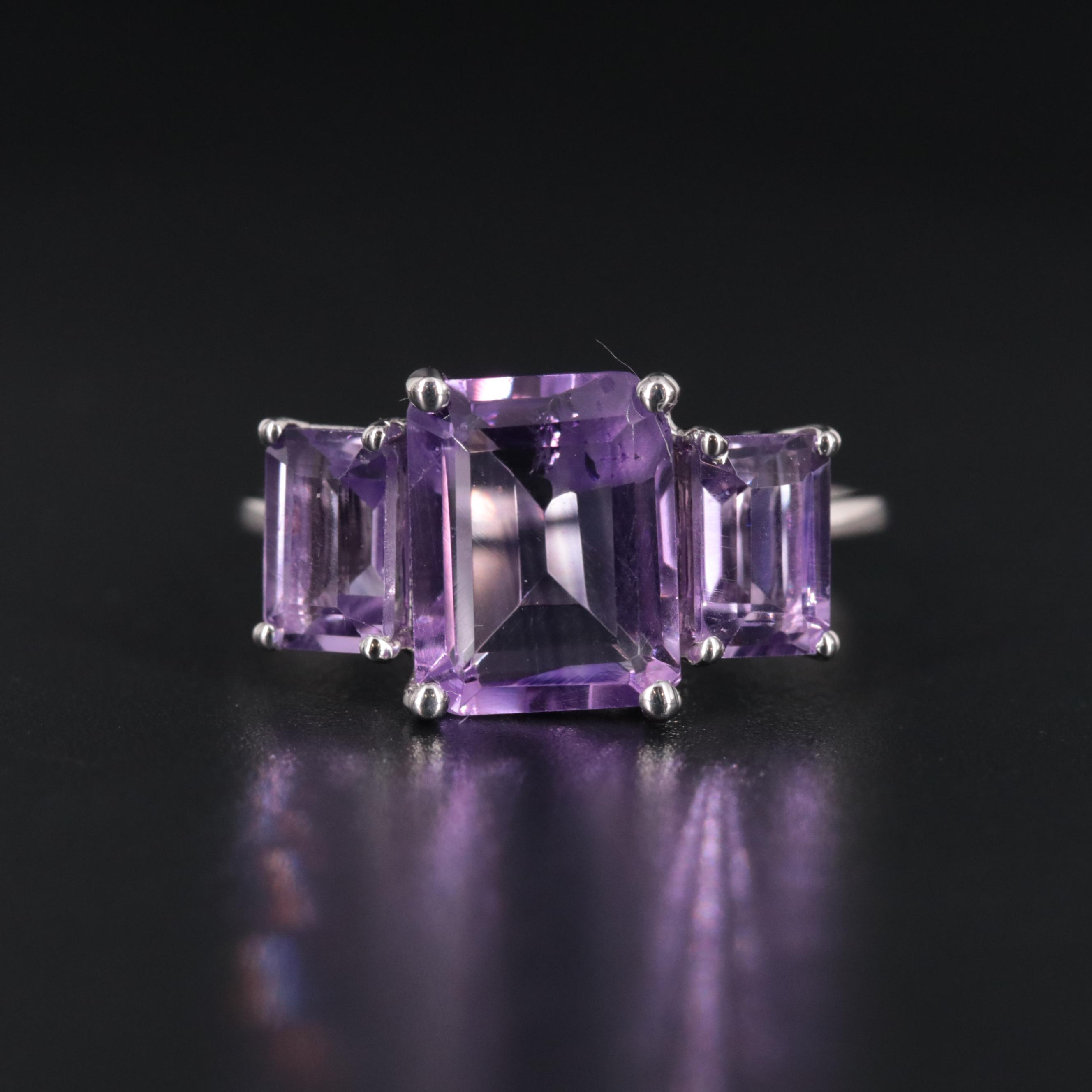 14K Amethyst Ring