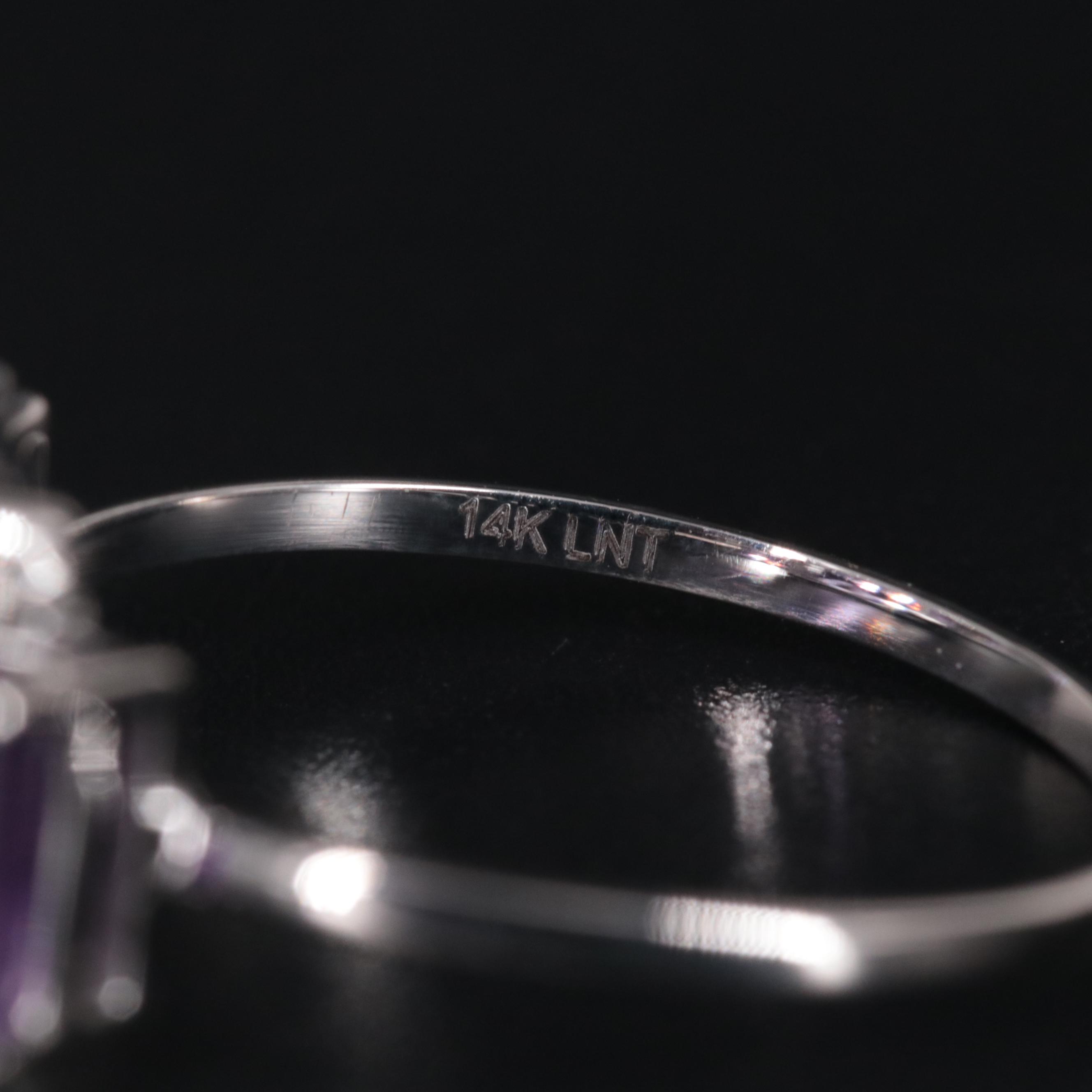 14K Amethyst Ring