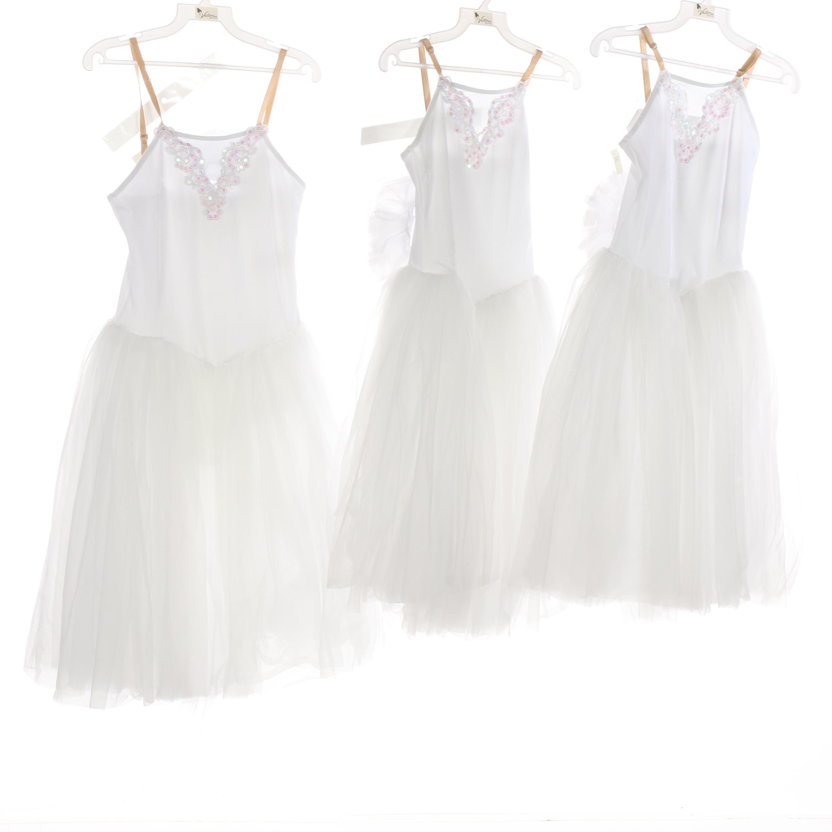 Victoria Dancewear "Snow Waltz" Recital Costumes with Accessories