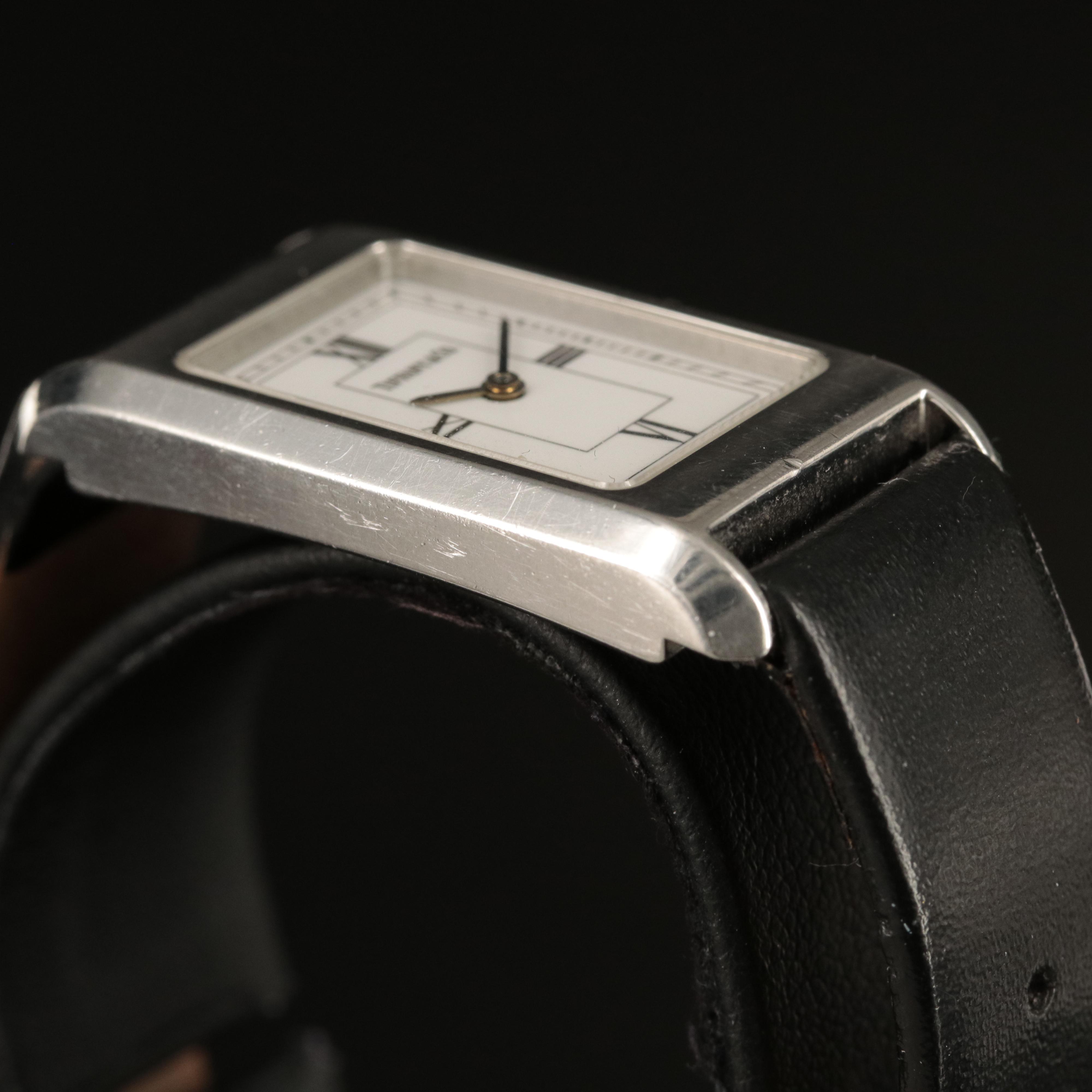 Tiffany & Co. Tank-Style Stainless Steel Watch