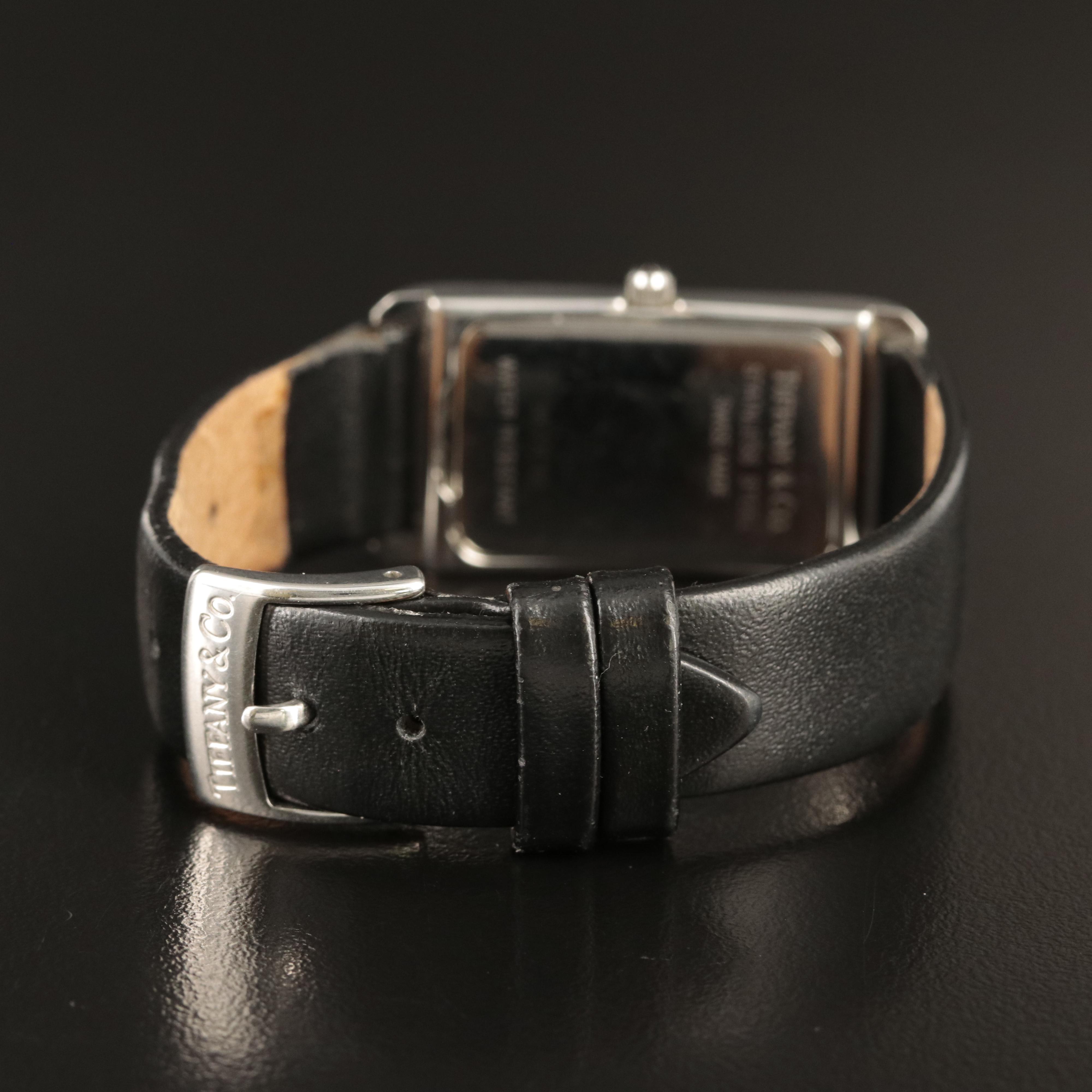 Tiffany & Co. Tank-Style Stainless Steel Watch