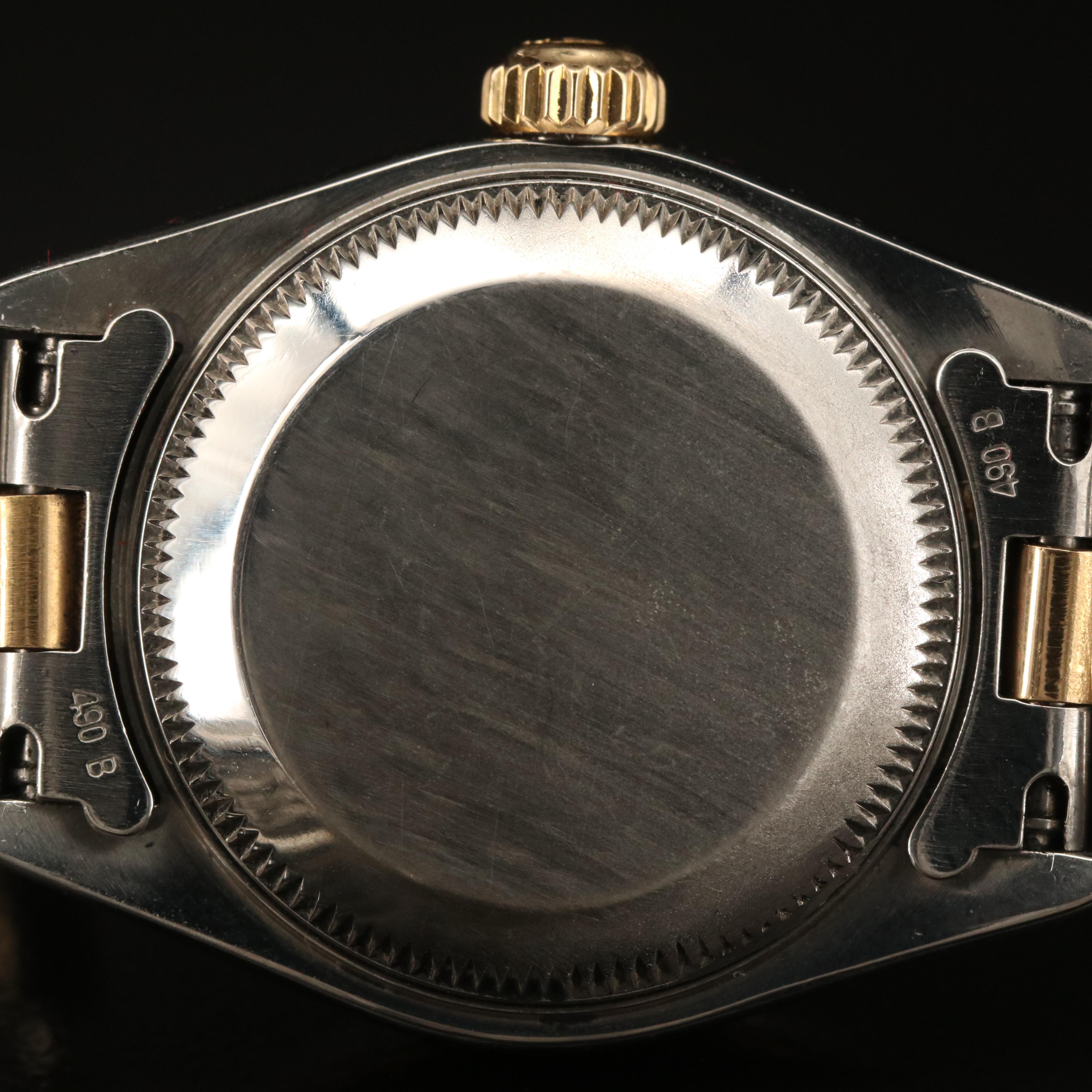 1998 - 2000 Rolex Datejust Ivory Pyramid Roman Dial Watch