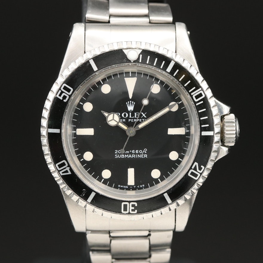Vintage Rolex Oyster Perpetual Submariner Wristwatch