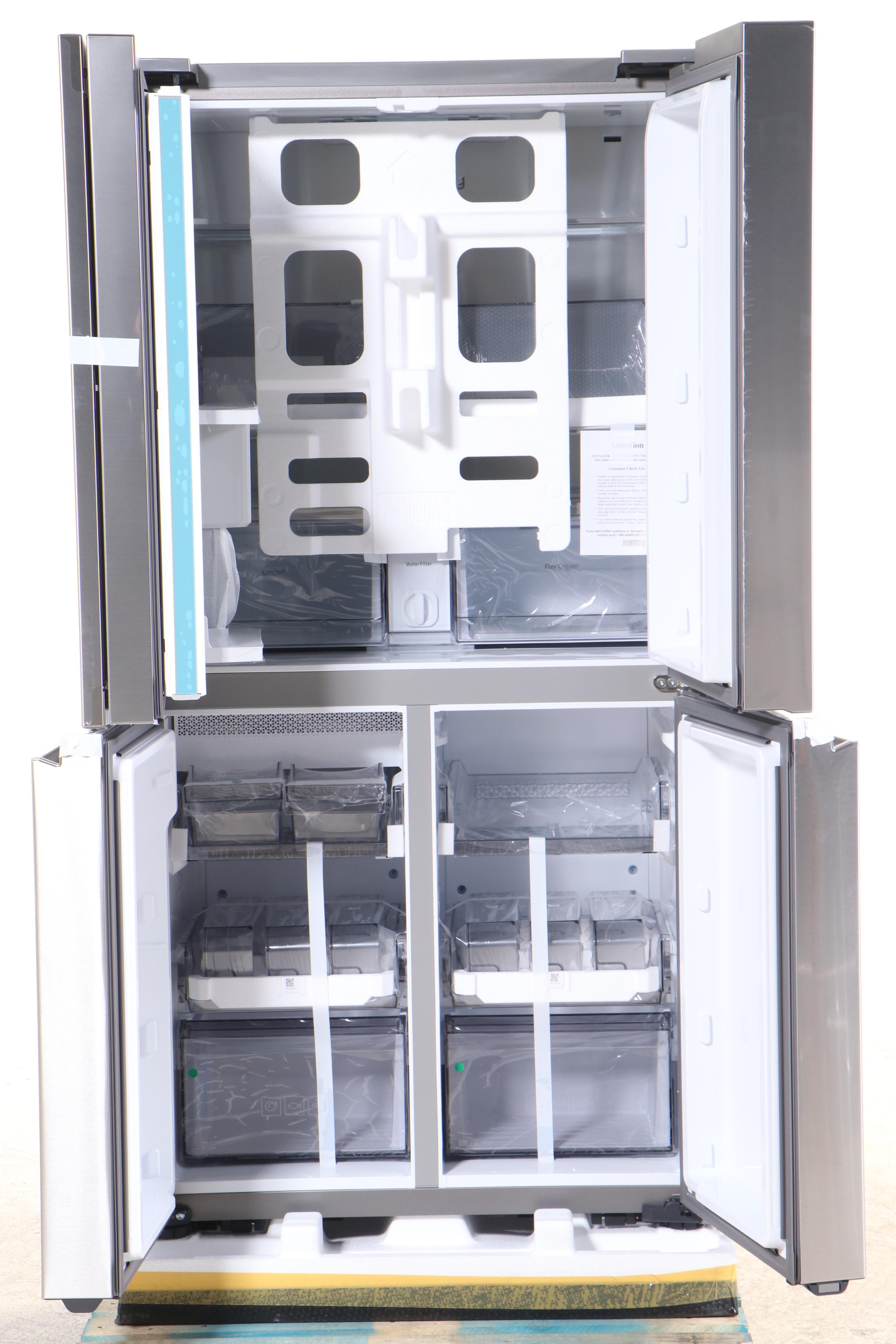 Samsung 23 Cu. Ft. Stainless Steel Smart Counter Depth Four-Door Refrigerator