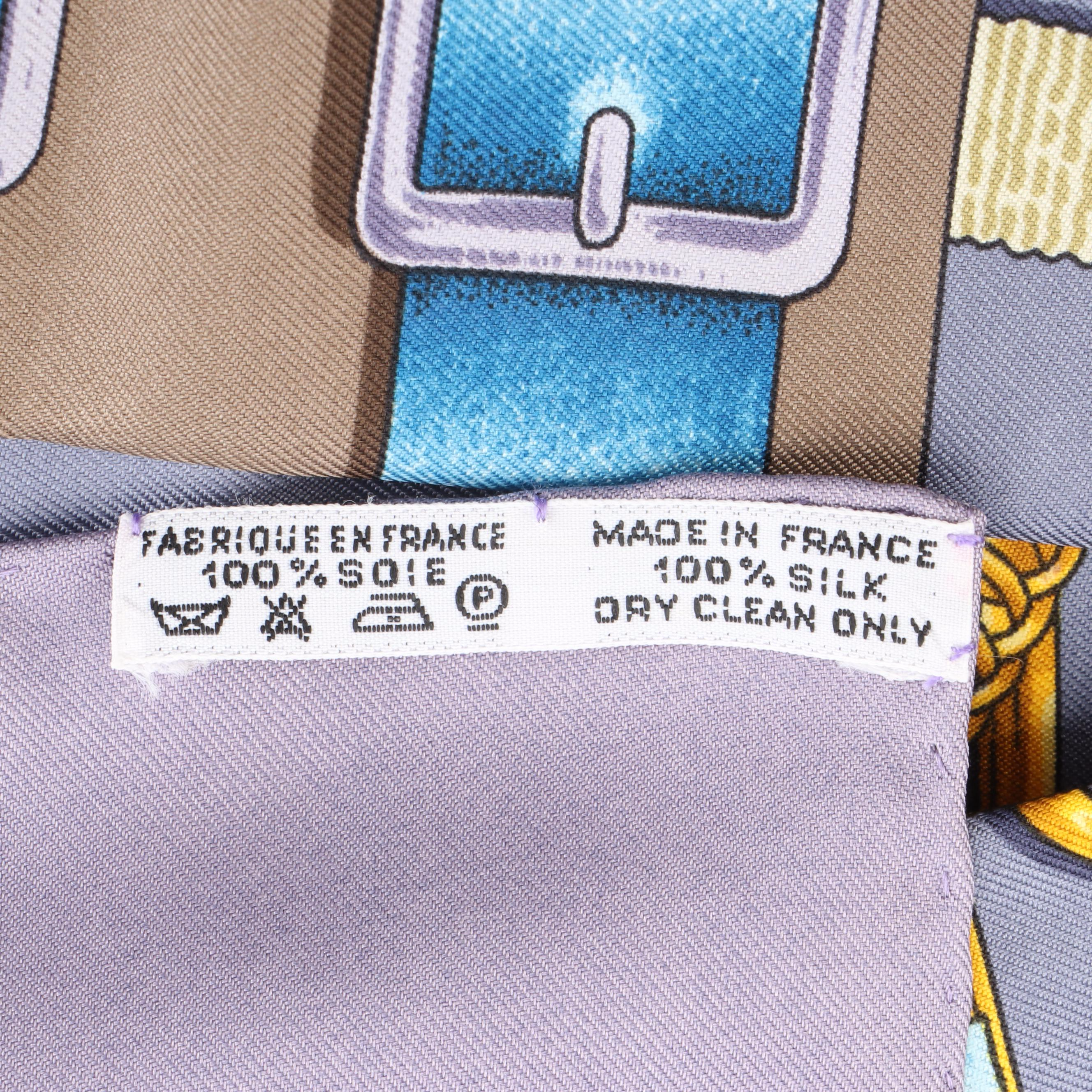 Hermès "Grand Manège" Silk Twill Scarf 90