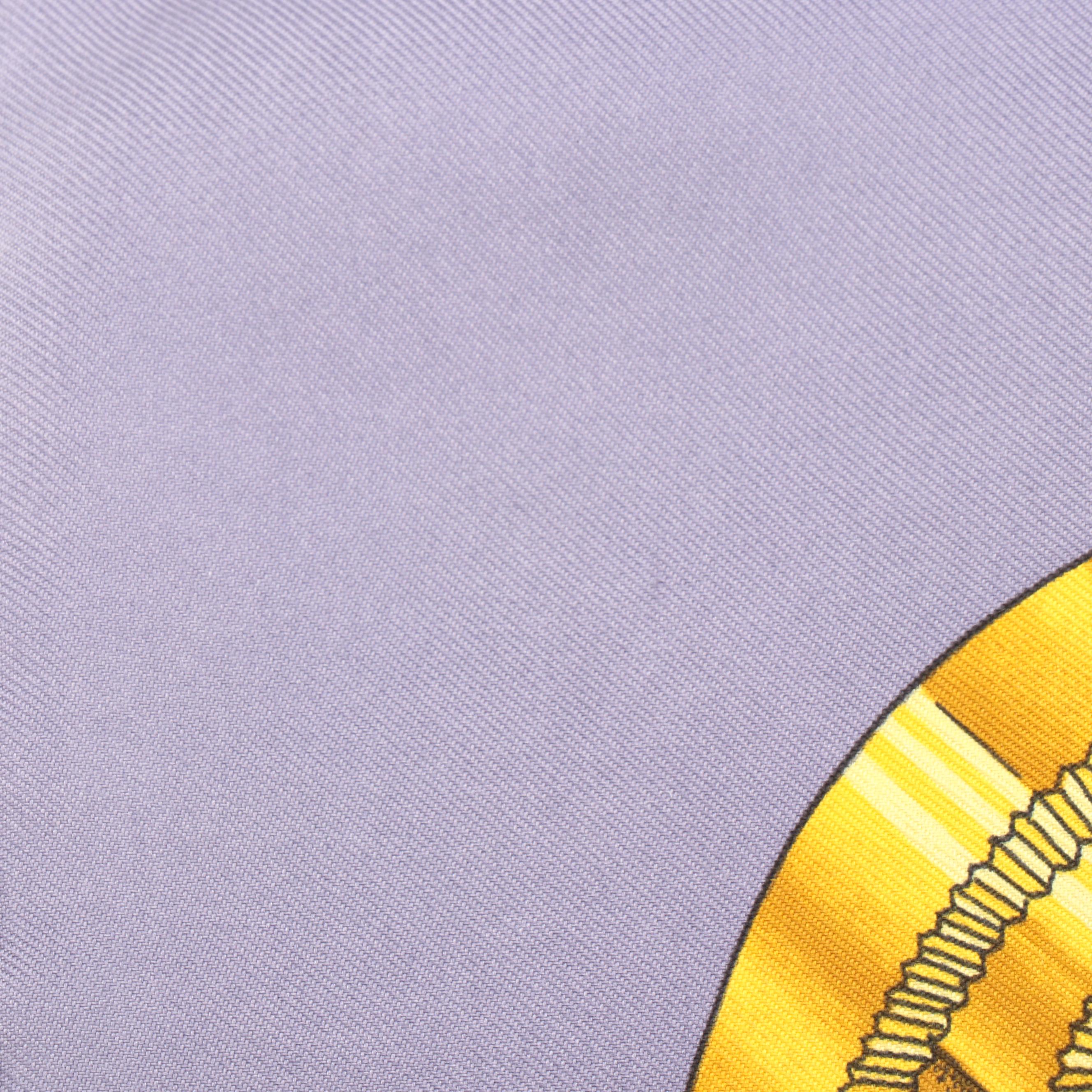 Hermès "Grand Manège" Silk Twill Scarf 90