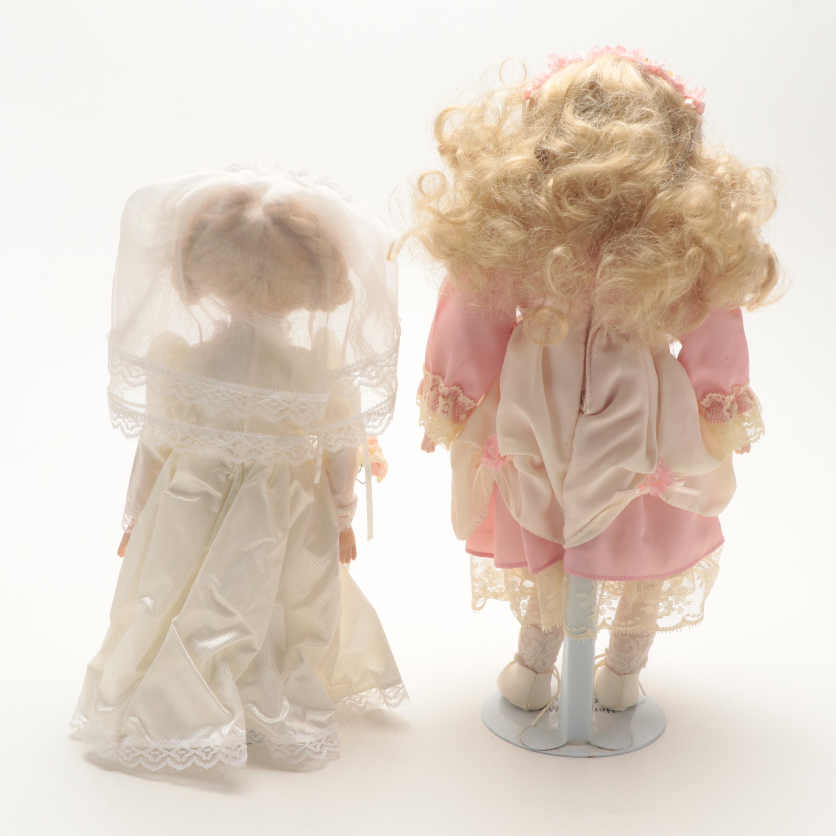 Heritage Mint, World Bazaars Inc, and Other Porcelain Dolls