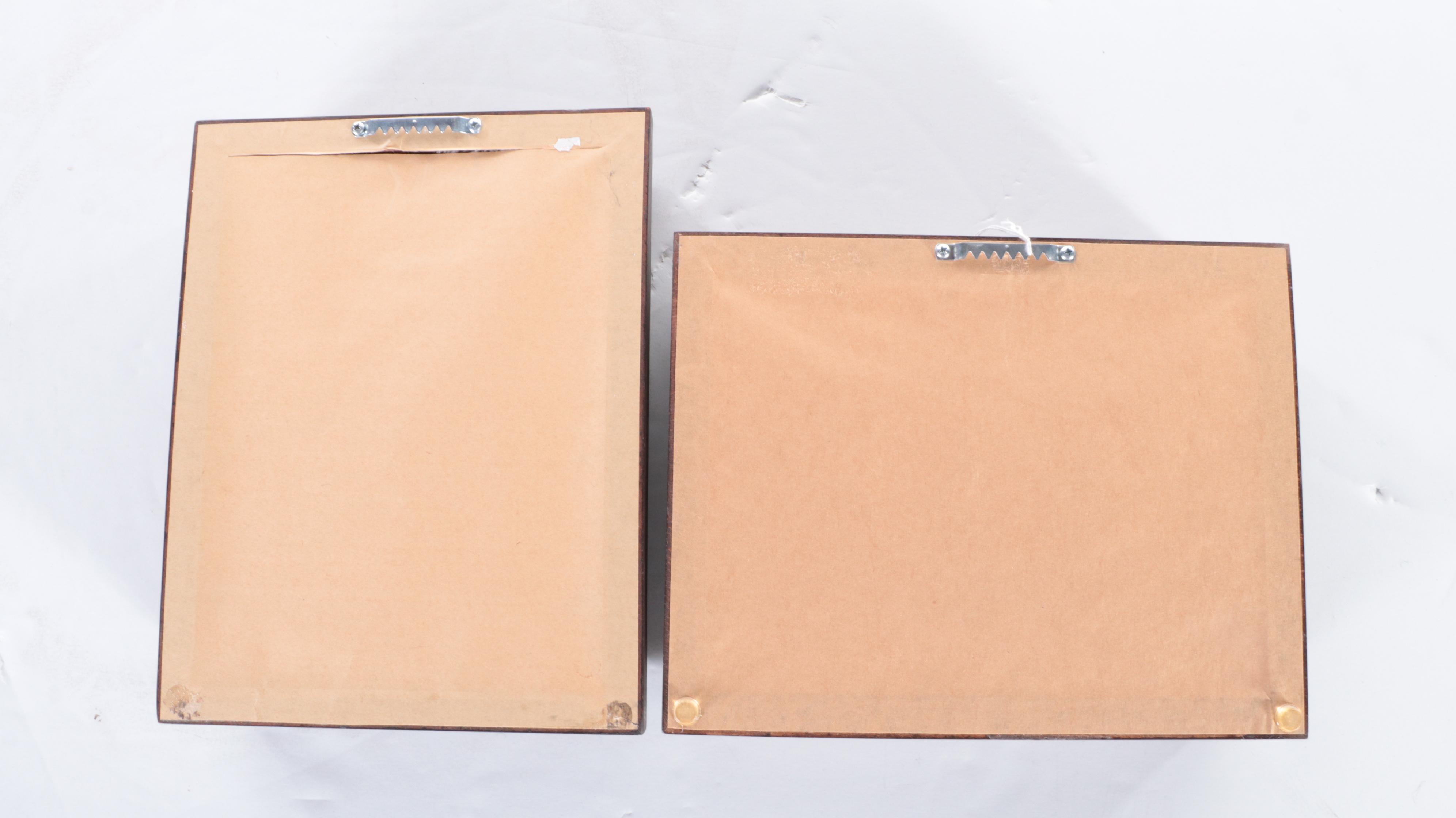 Neil J. Rose Resin Relief Sculptures of Man and Horses