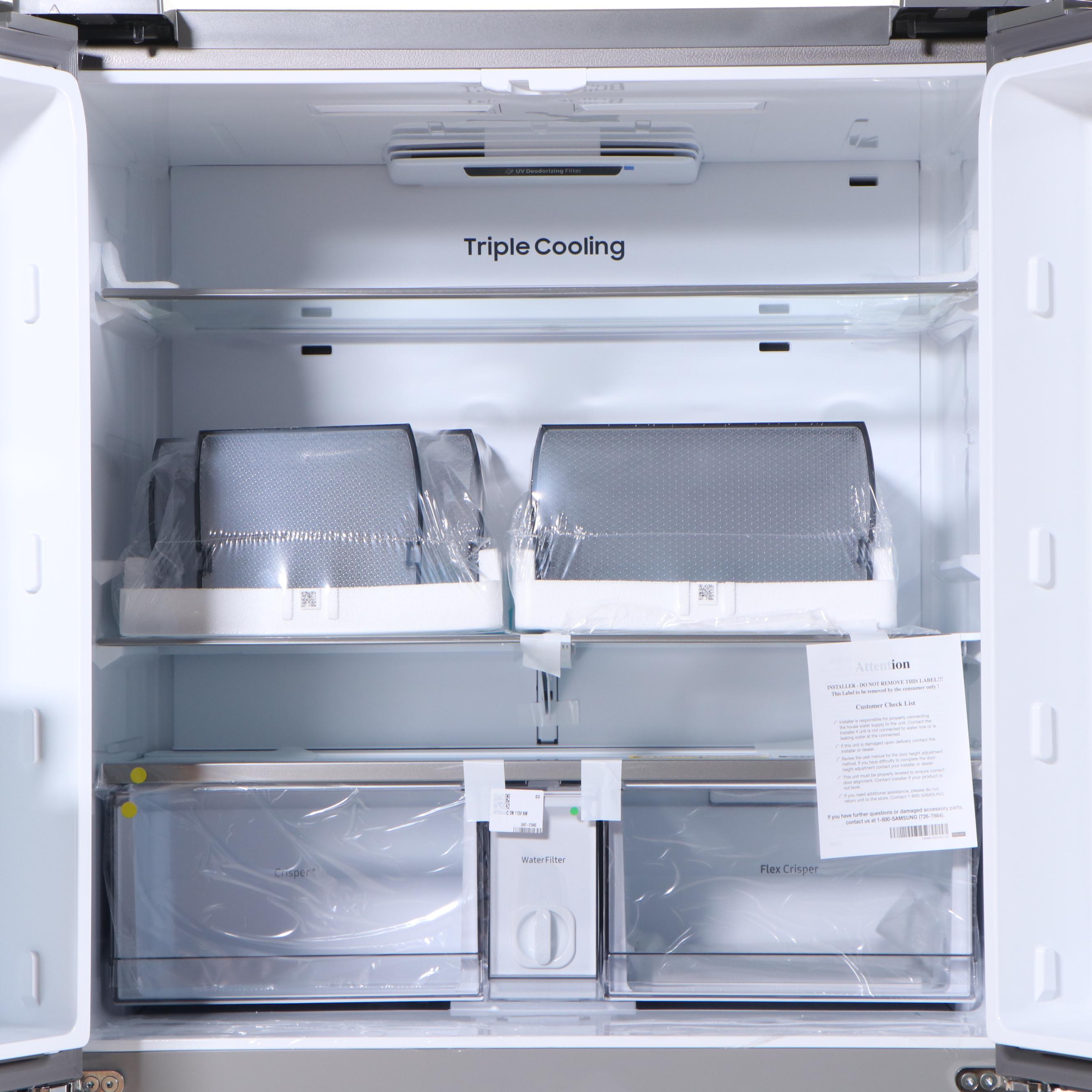 Samsung 23 Cu. Ft. Stainless Steel Smart Counter Depth Four-Door Refrigerator