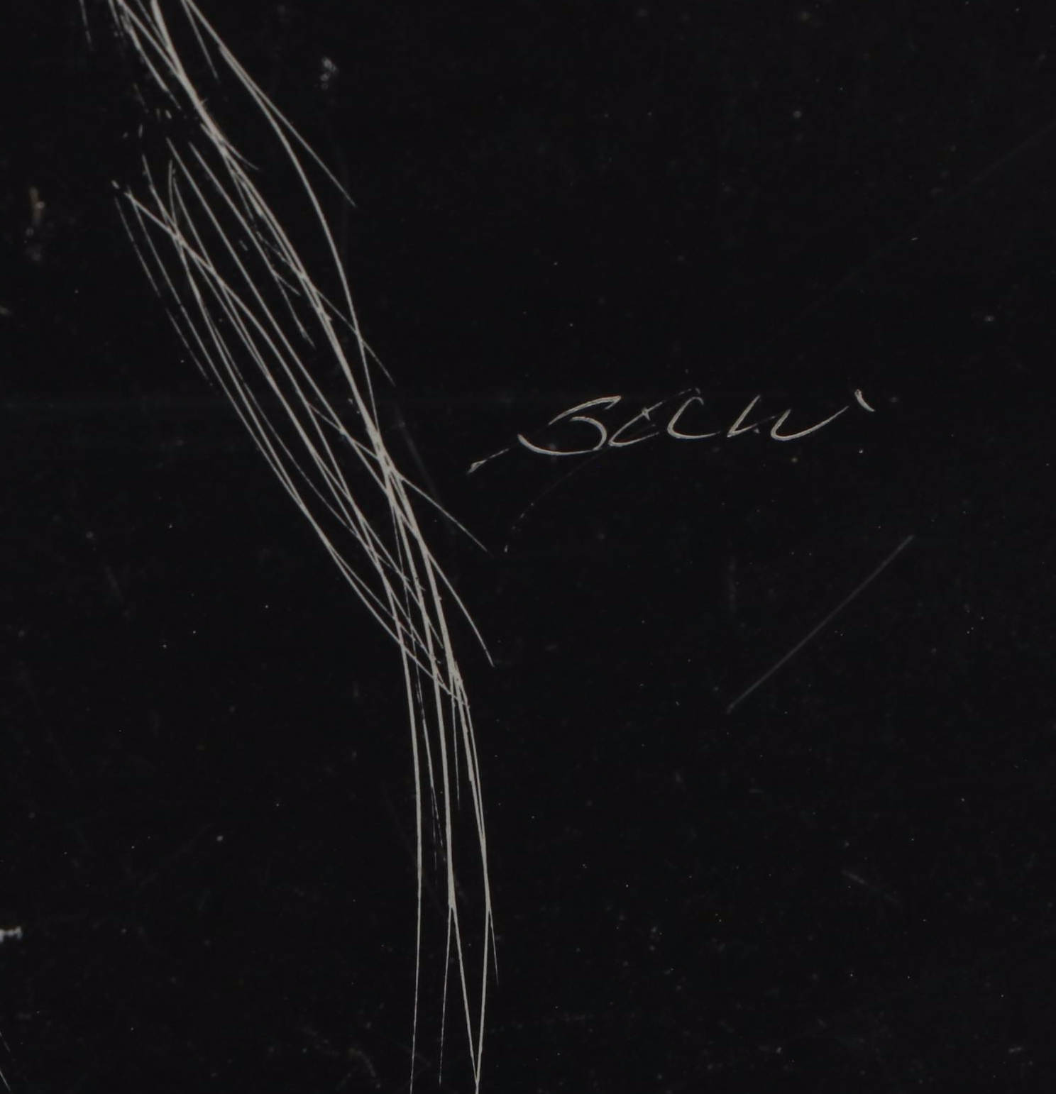 Bernyce Alpert Winick Scratch Board Figure Drawing "Jeunesse"