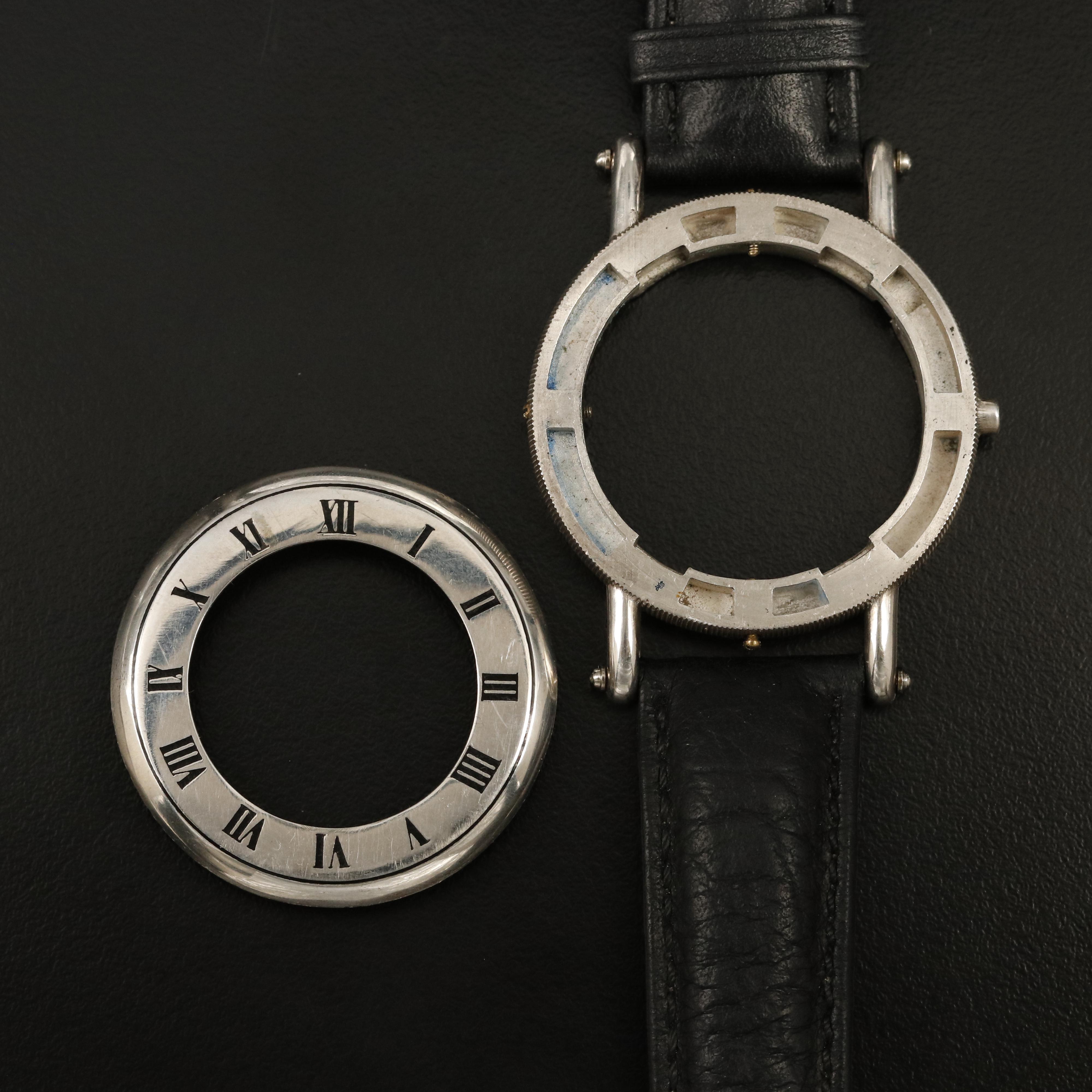 Vintage Rolex Rebberg Sterling Silver Customized Watch