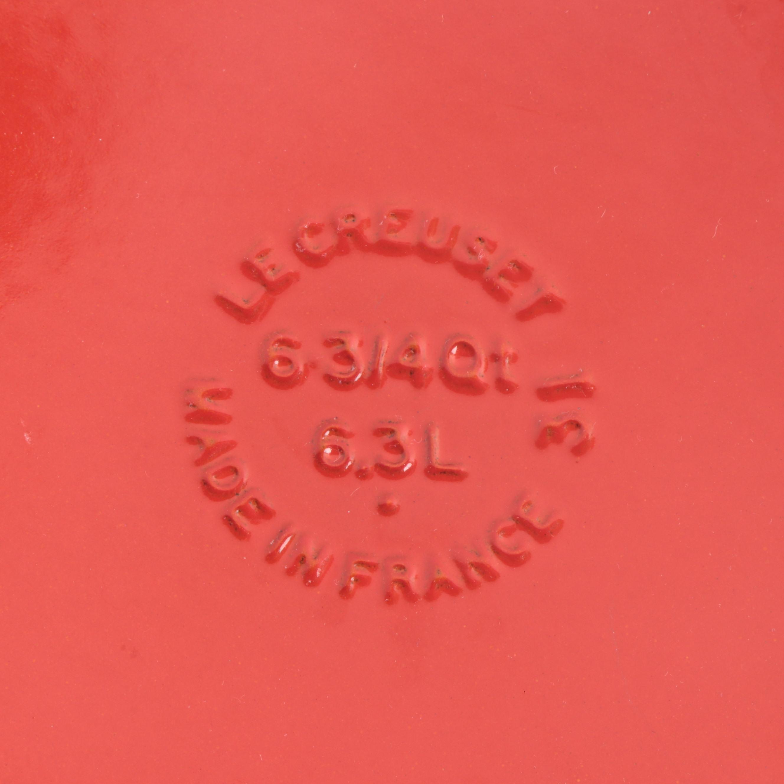 Le Creuset "Flame" Enameled Cast Iron 5 Quart Dutch Oven