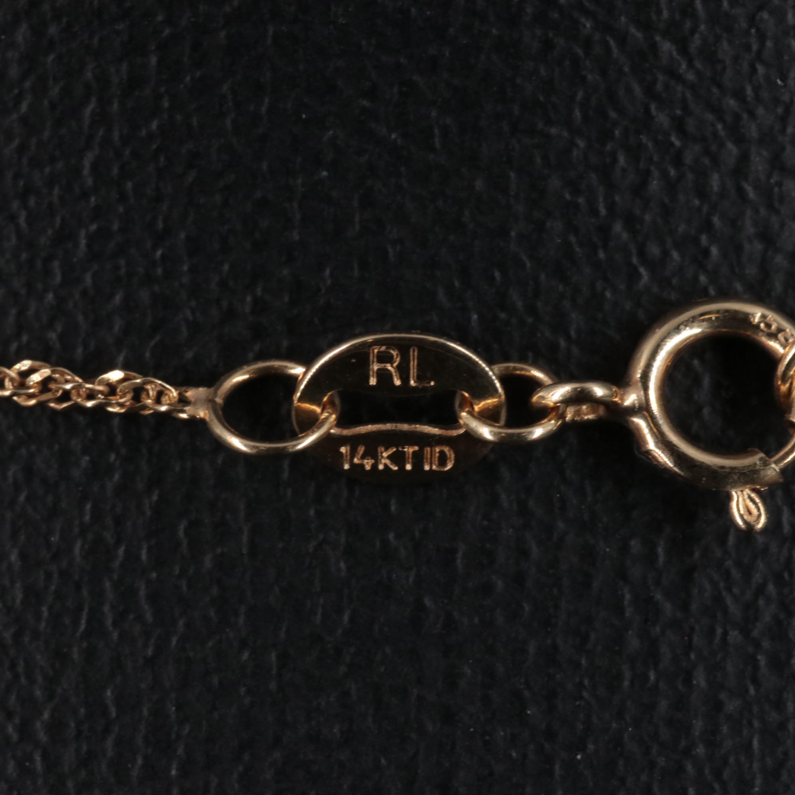 14K Wing Pendant Necklace