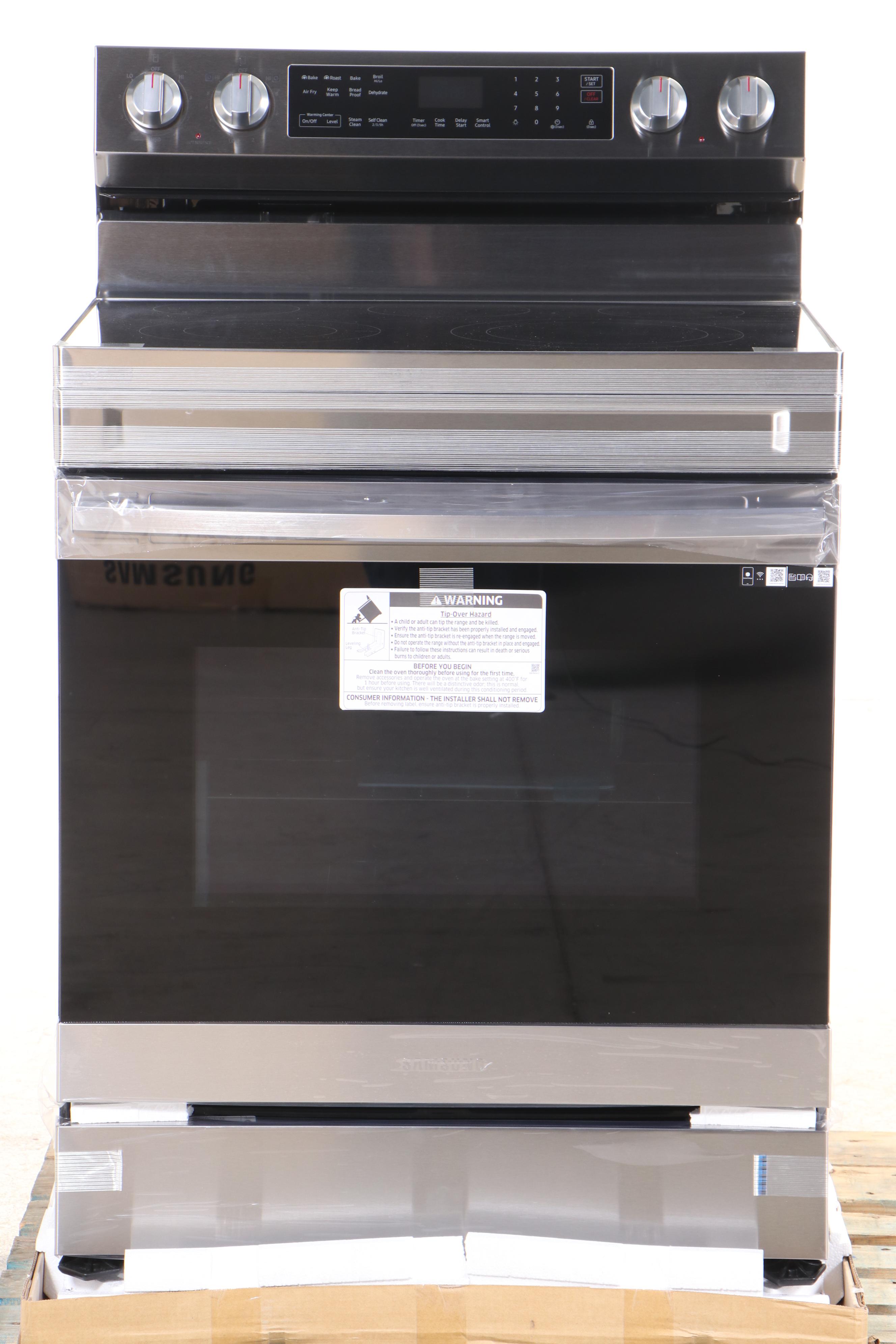 Samsung 6.3 Cu. Ft. Stainless Steel Smart Freestanding Electric Range