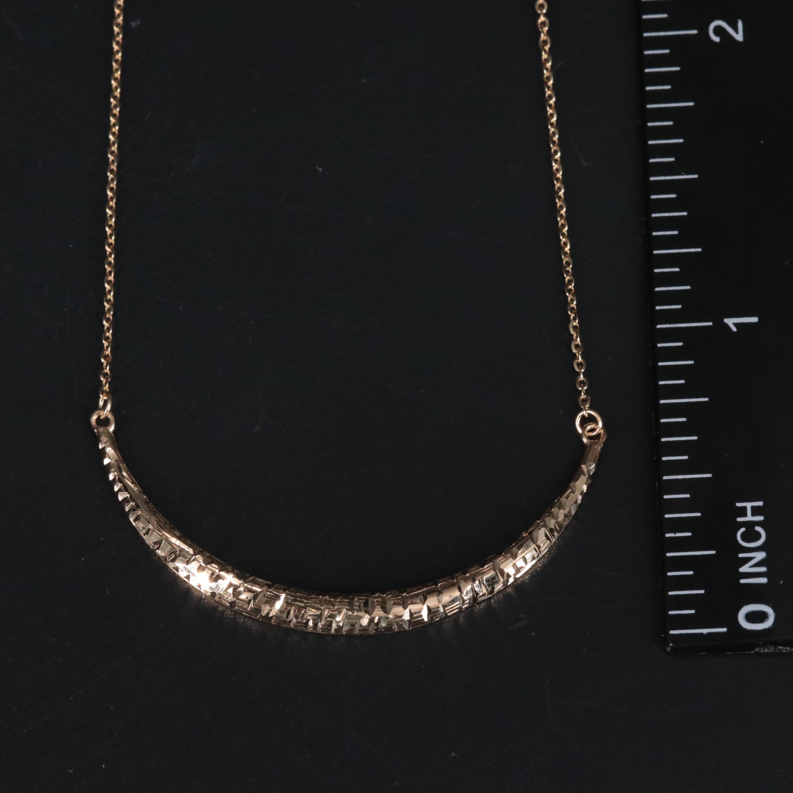 14K Cable Chain Necklace