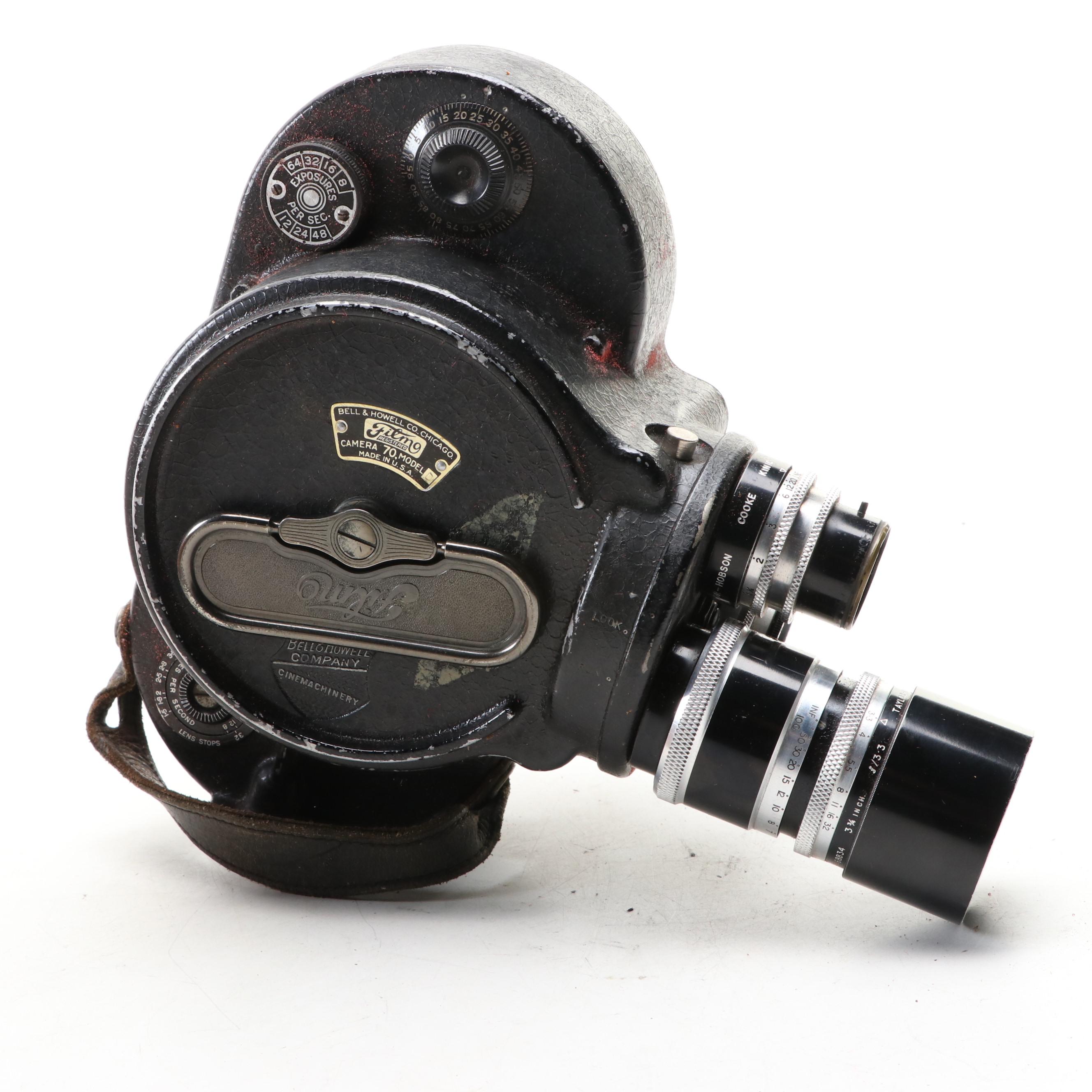 Bell & Howell Filmo 70 Model D 16mm Video Camera, Early to Mid-20th Century