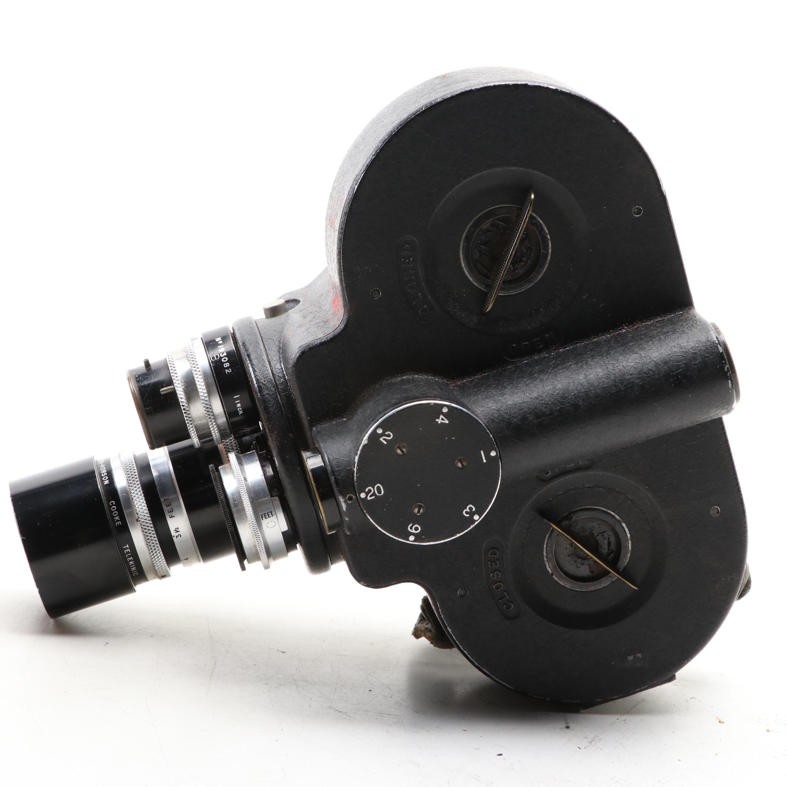 Bell & Howell Filmo 70 Model D 16mm Video Camera, Early to Mid-20th Century