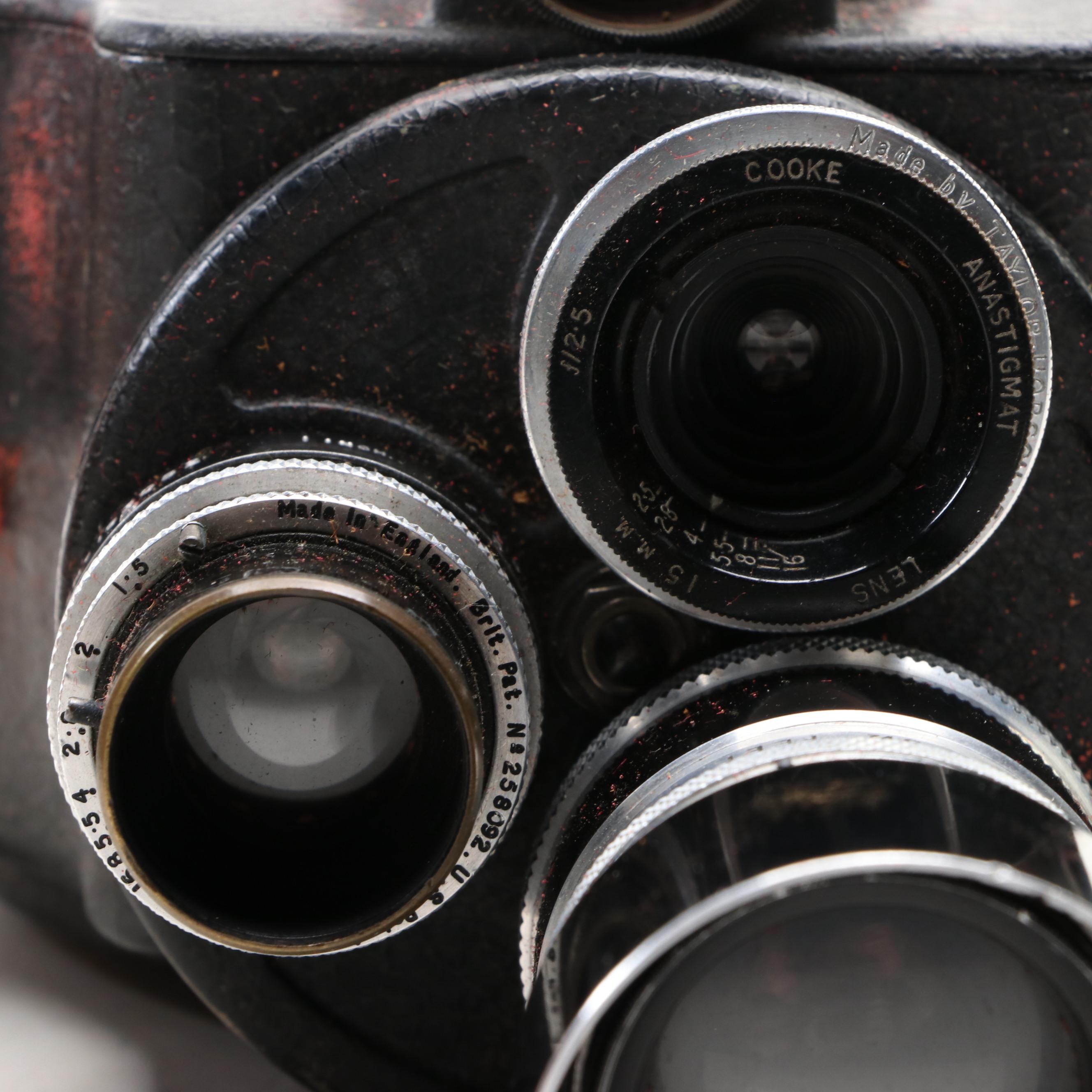 Bell & Howell Filmo 70 Model D 16mm Video Camera, Early to Mid-20th Century