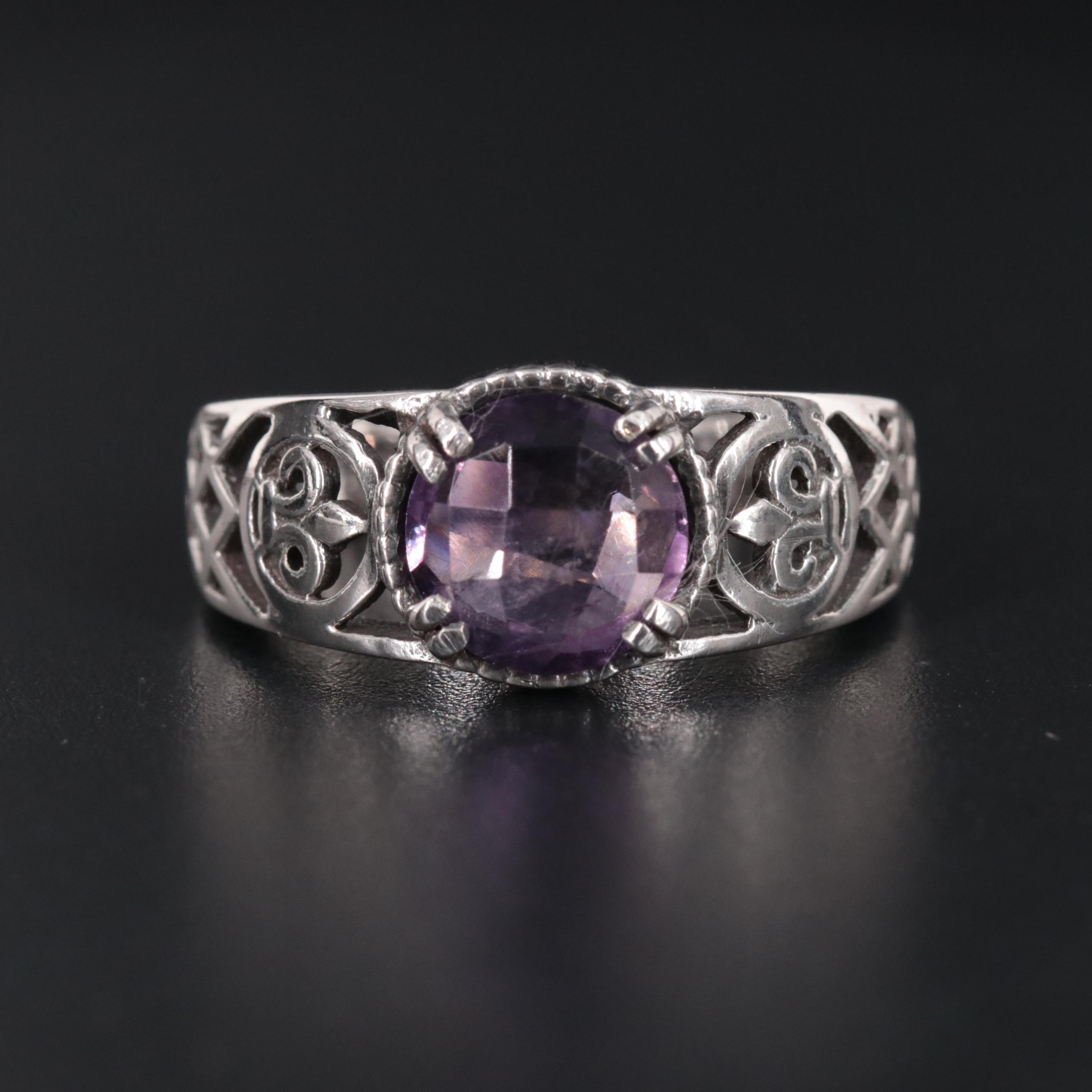 Sterling Silver Amethyst Ring