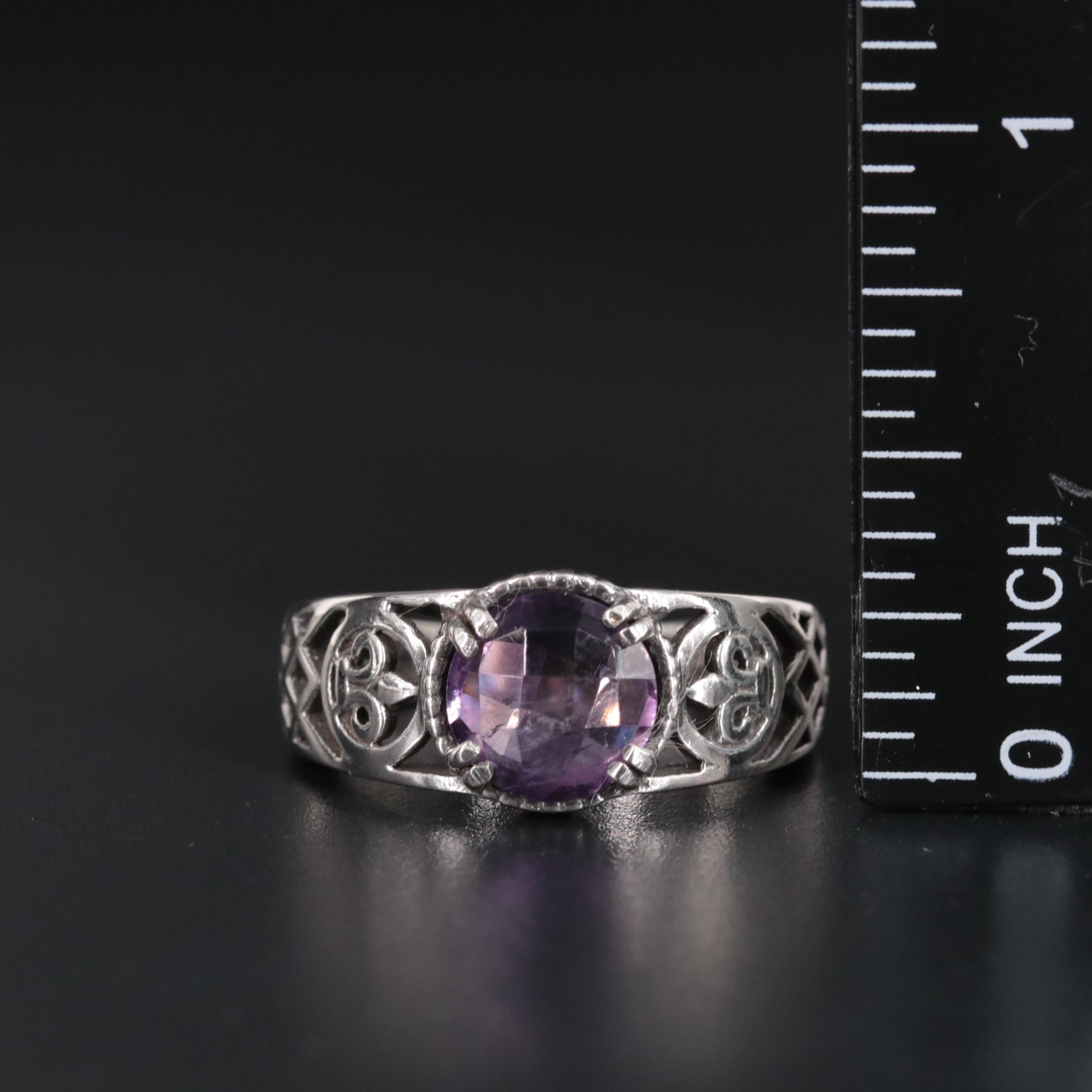 Sterling Silver Amethyst Ring
