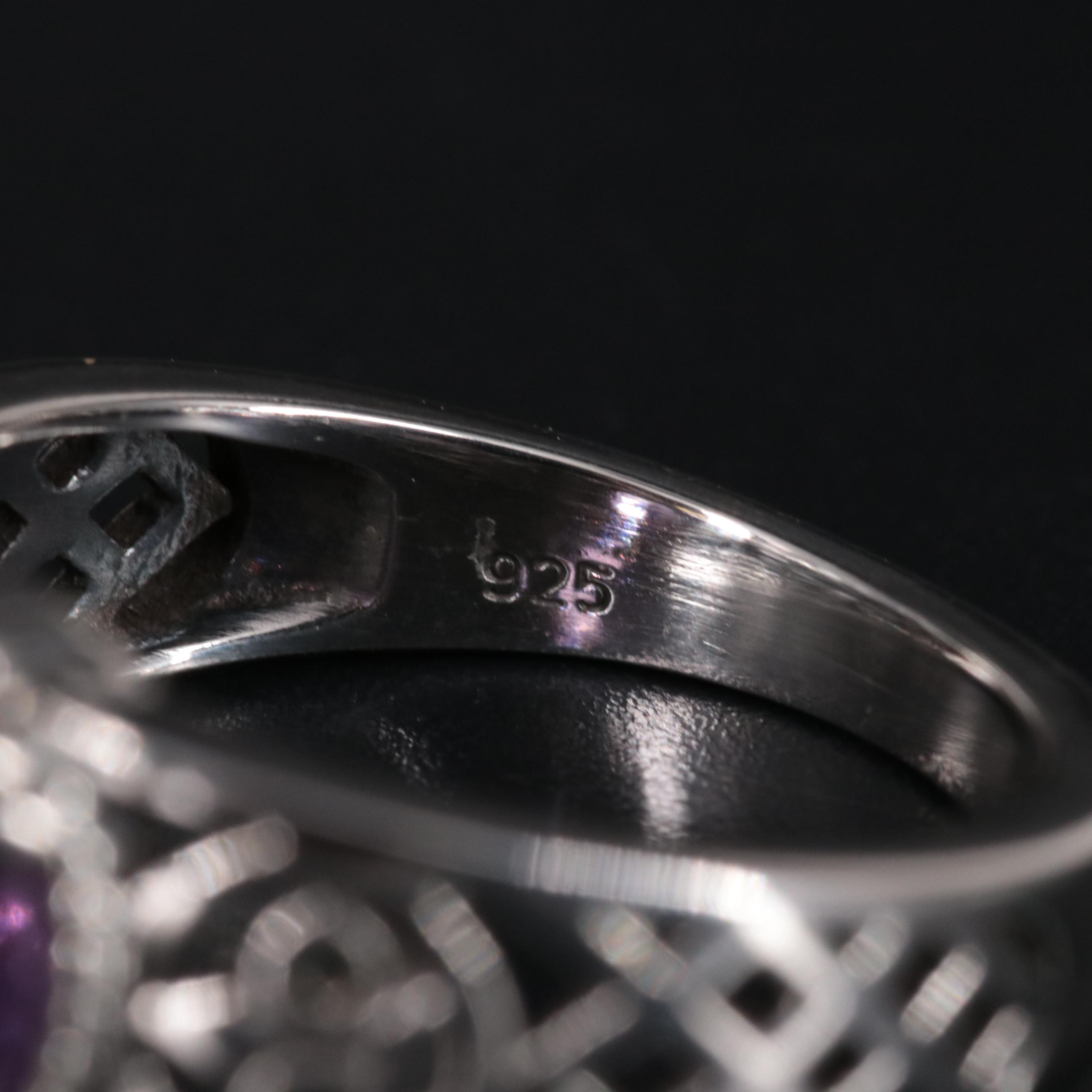 Sterling Silver Amethyst Ring