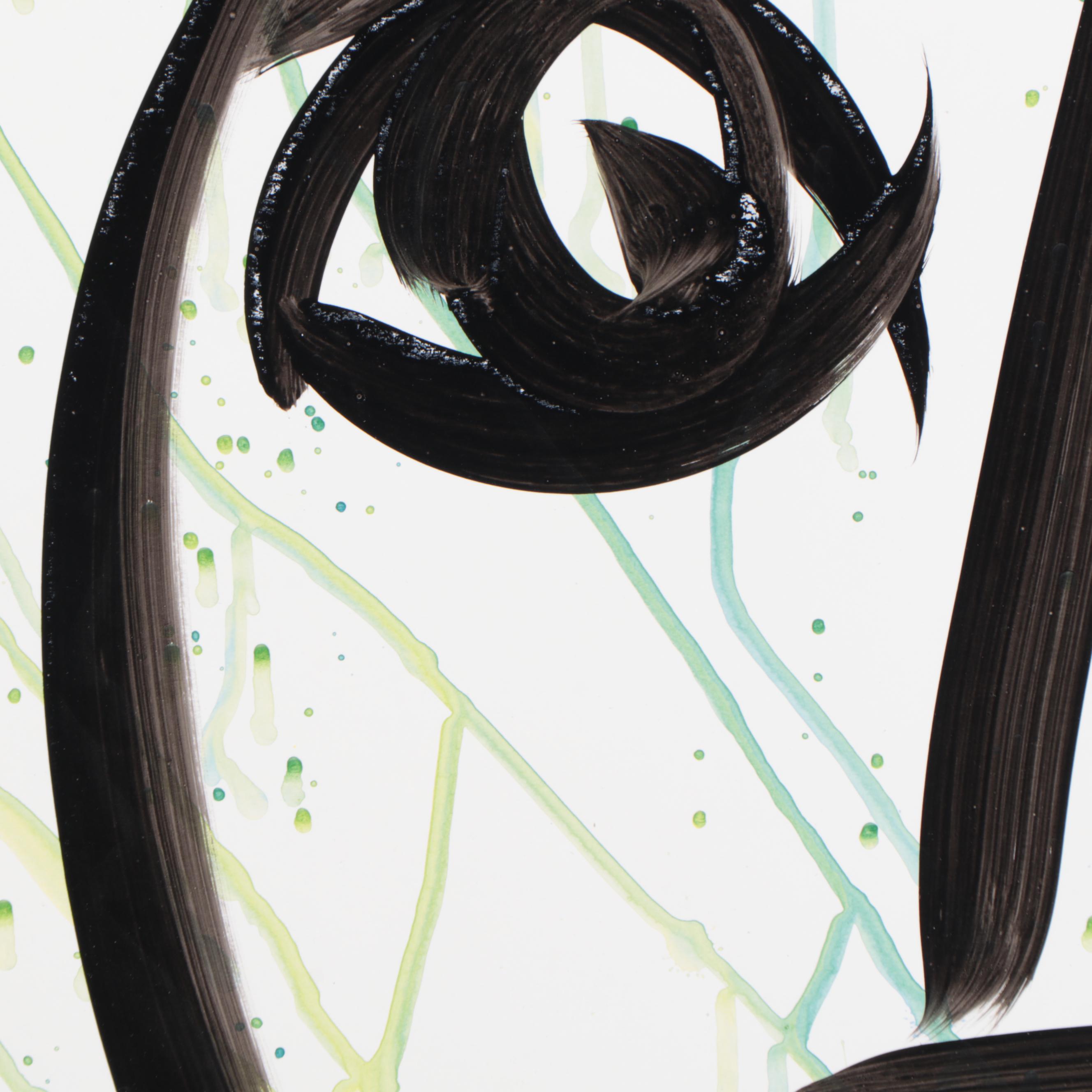 Peter Keil Abstract Acrylic Portrait