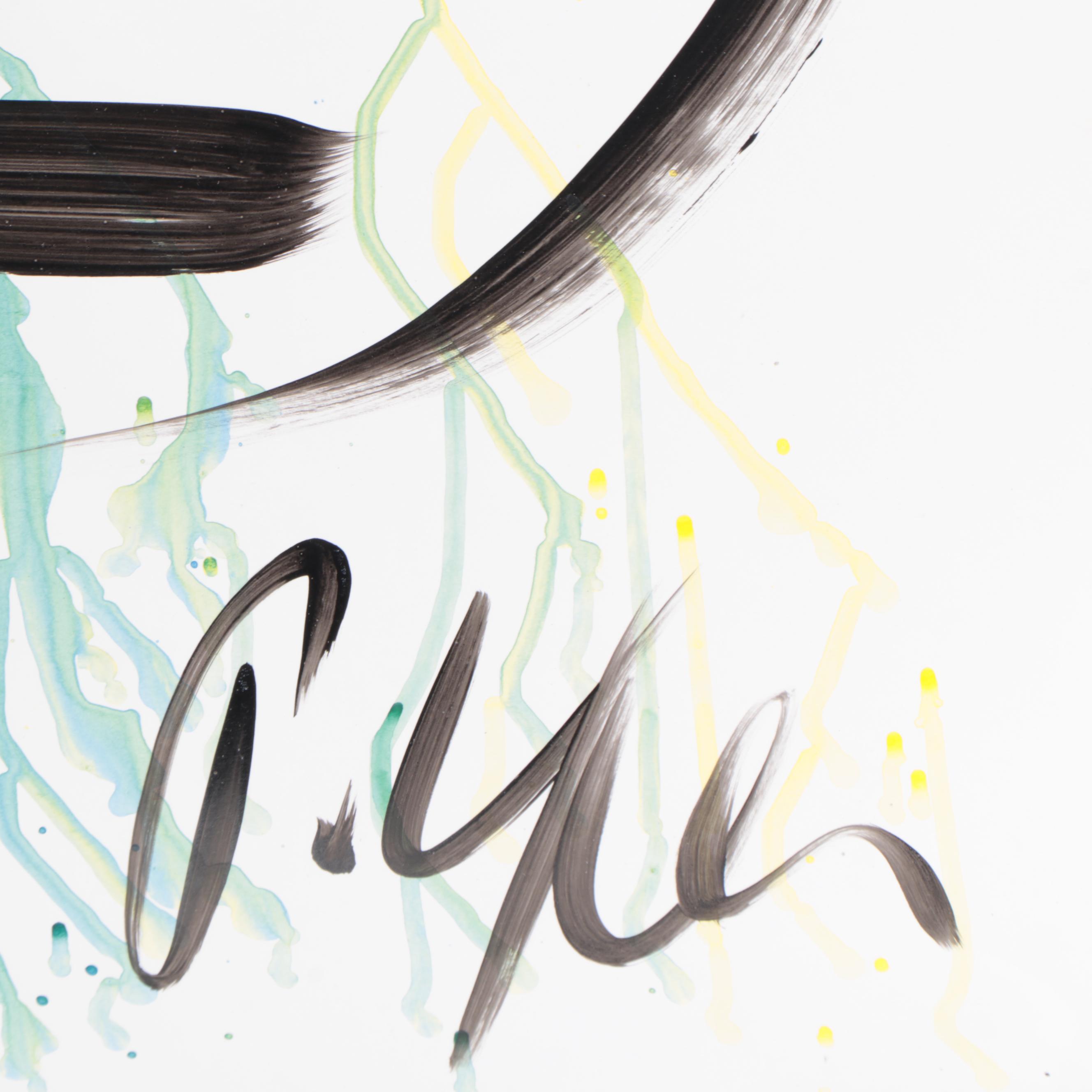 Peter Keil Abstract Acrylic Portrait