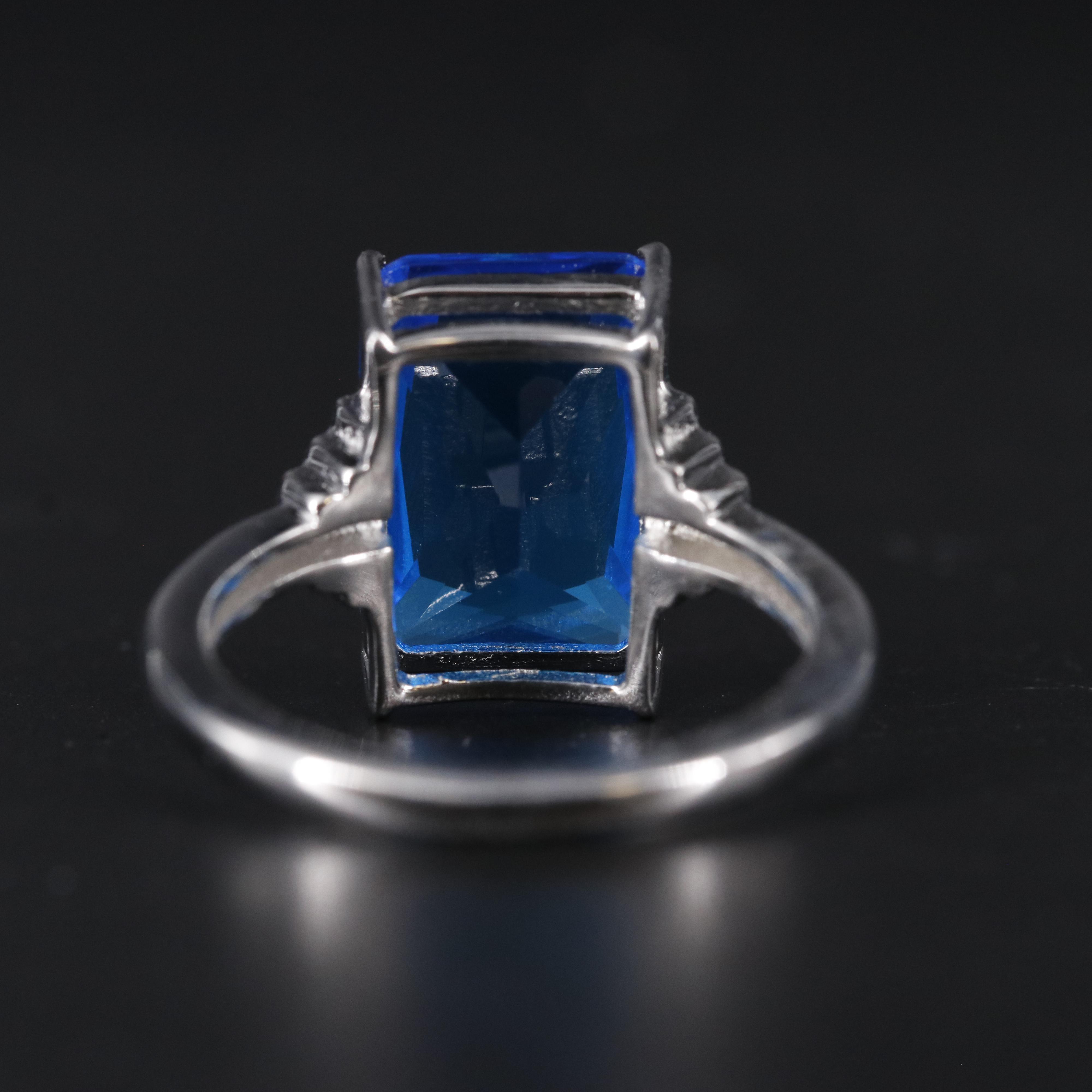 Sterling Silver Topaz Ring