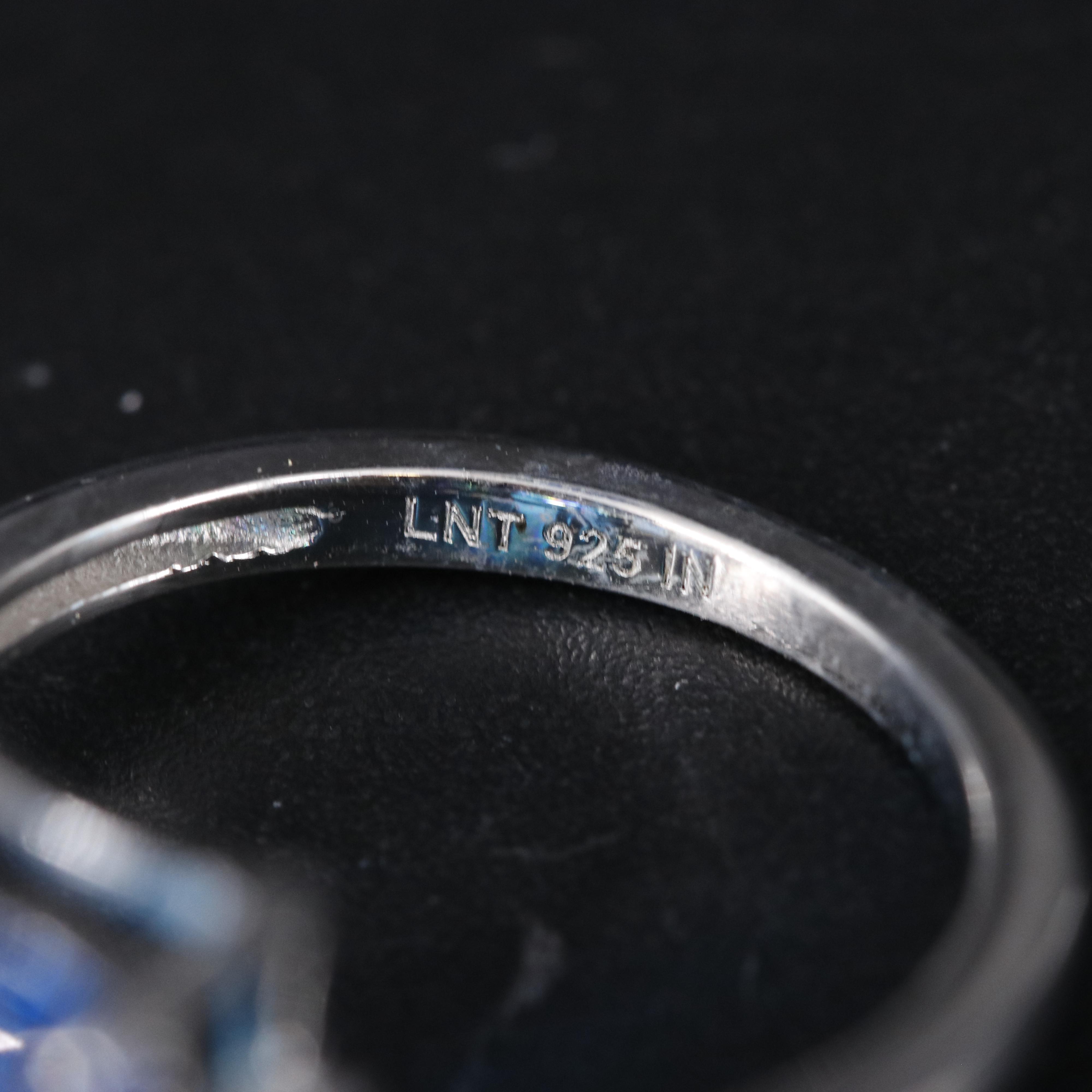 Sterling Silver Topaz Ring