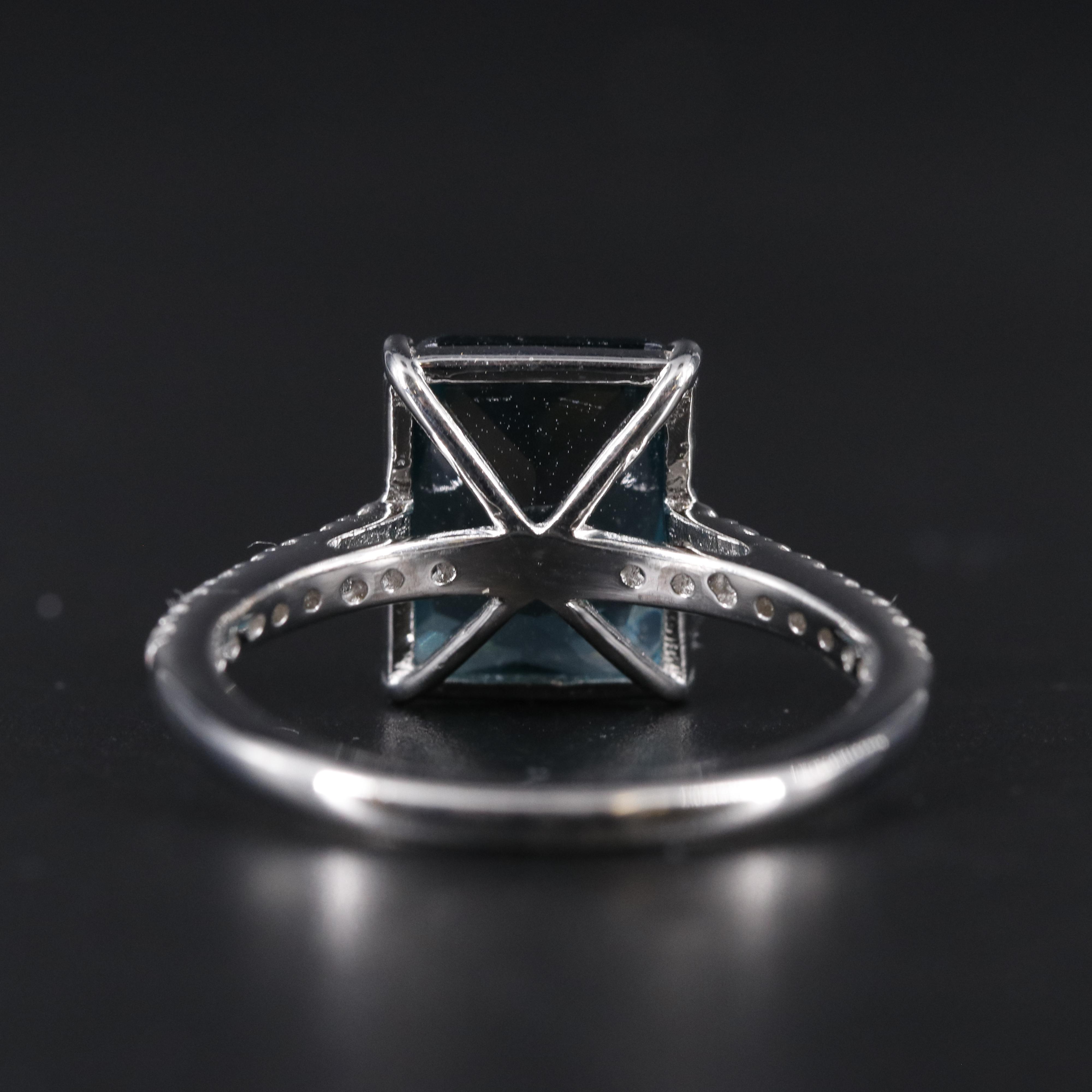 Sterling Silver Ruby and Cubic Zirconia Ring