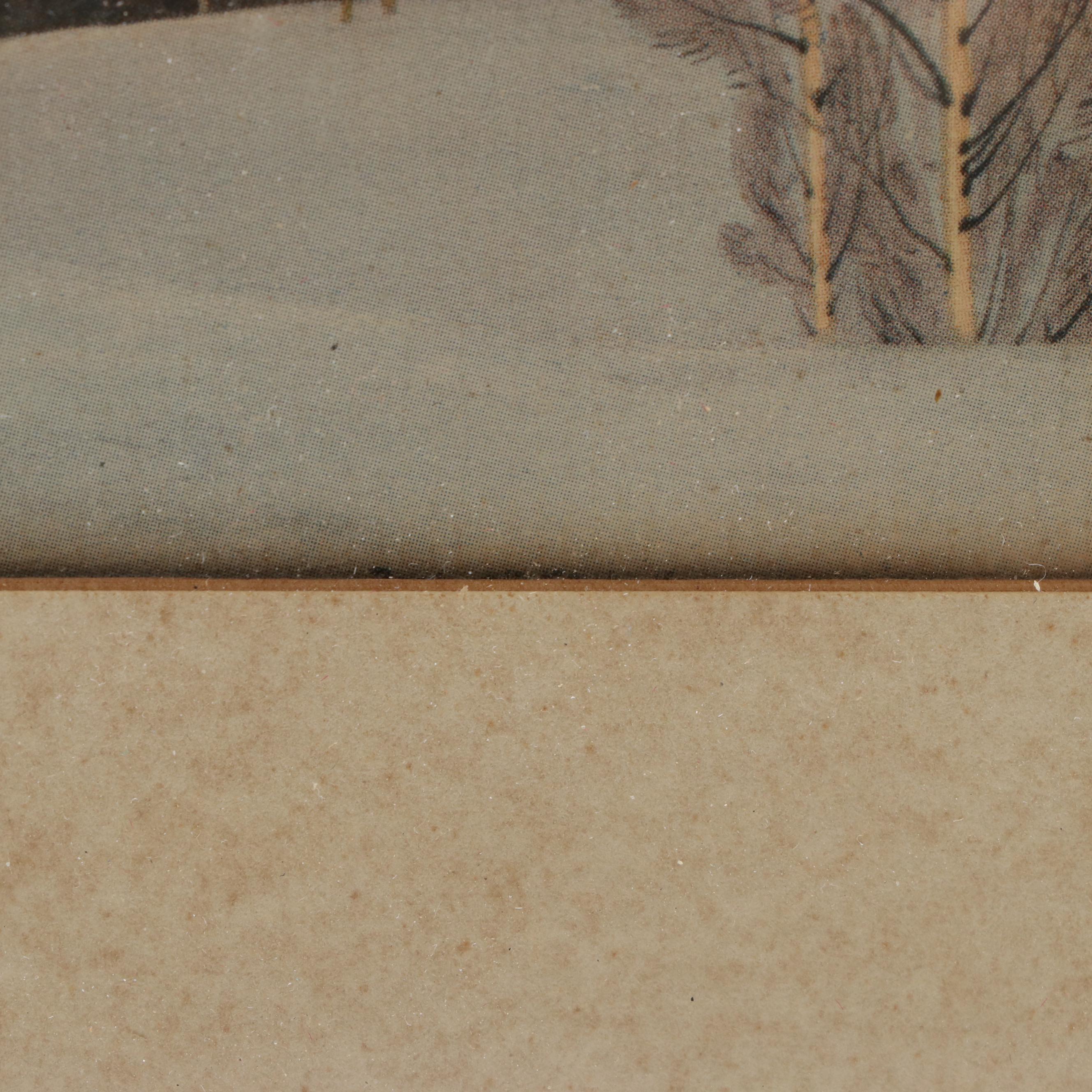 Landscape Offset Lithograph After Rockwell Kent "Mt. Equinox, Winter"