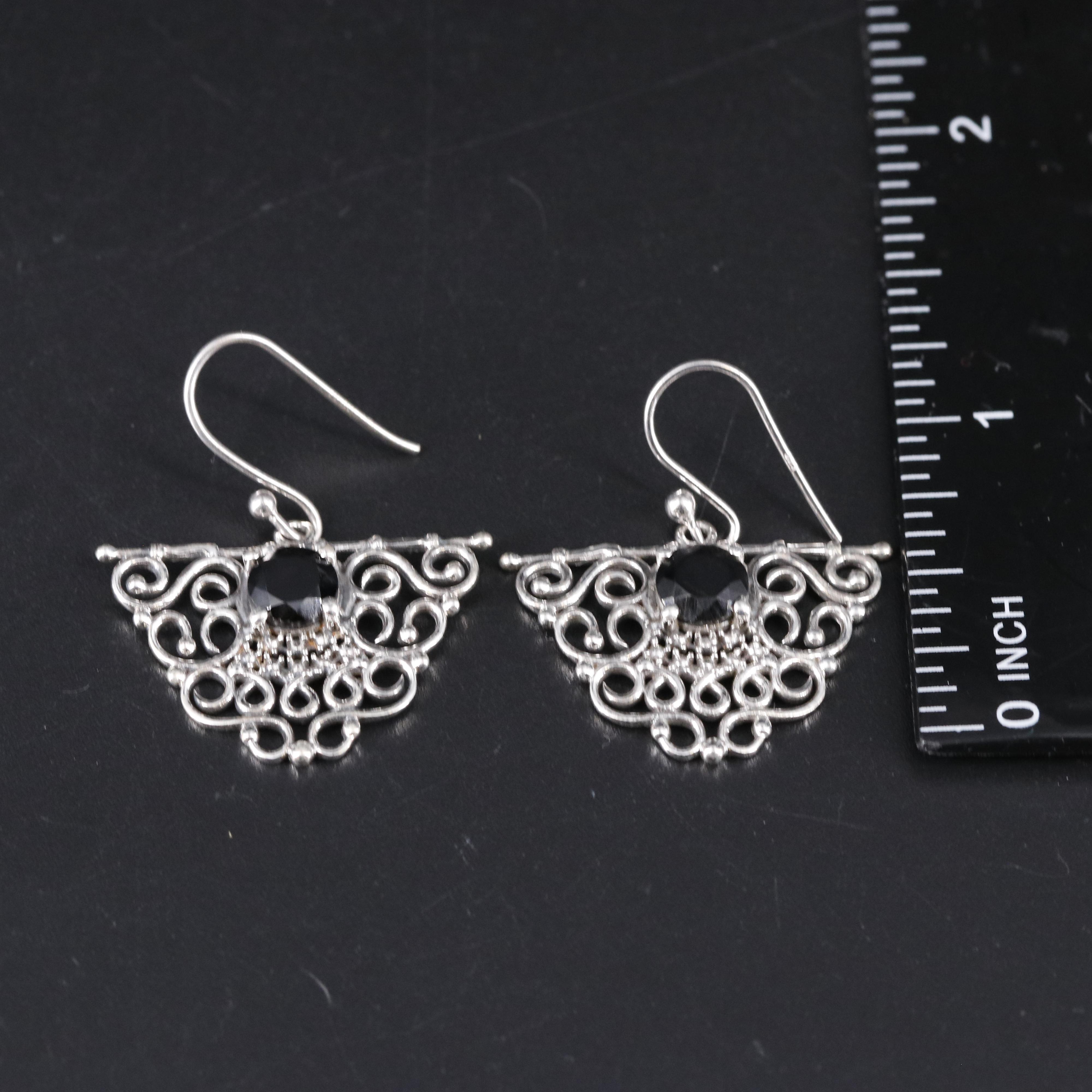 Sterling Silver Gemstone Earrings